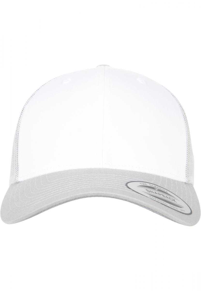 Gorra Retro Trucker Colored Front Silver / White