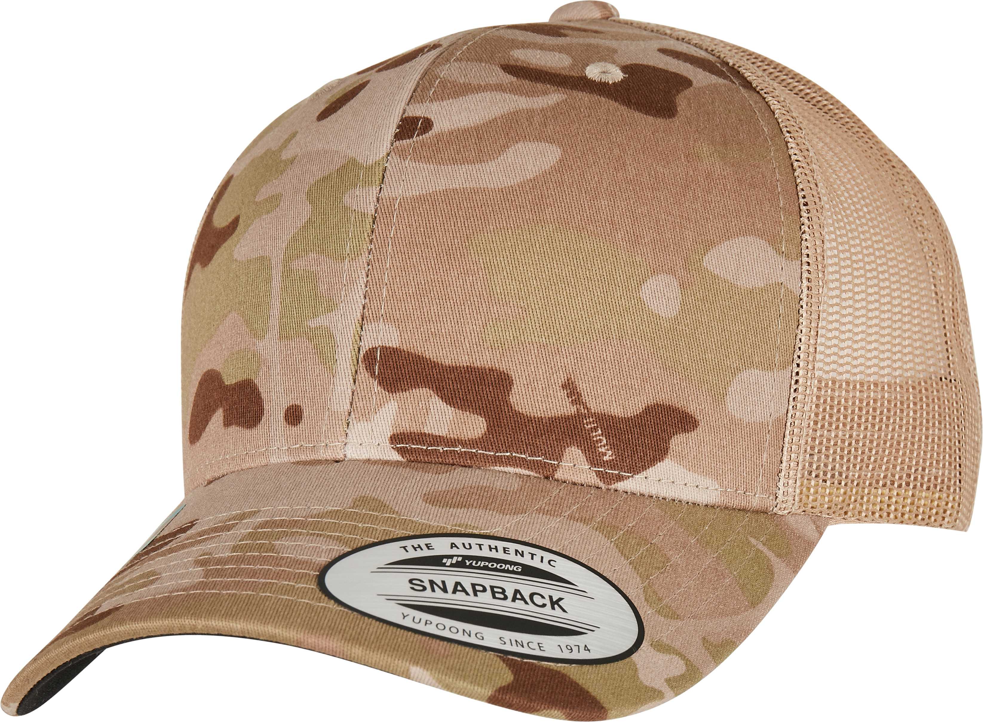 Gorra trucker retro multicam<br/> Multicam Arid / TAN