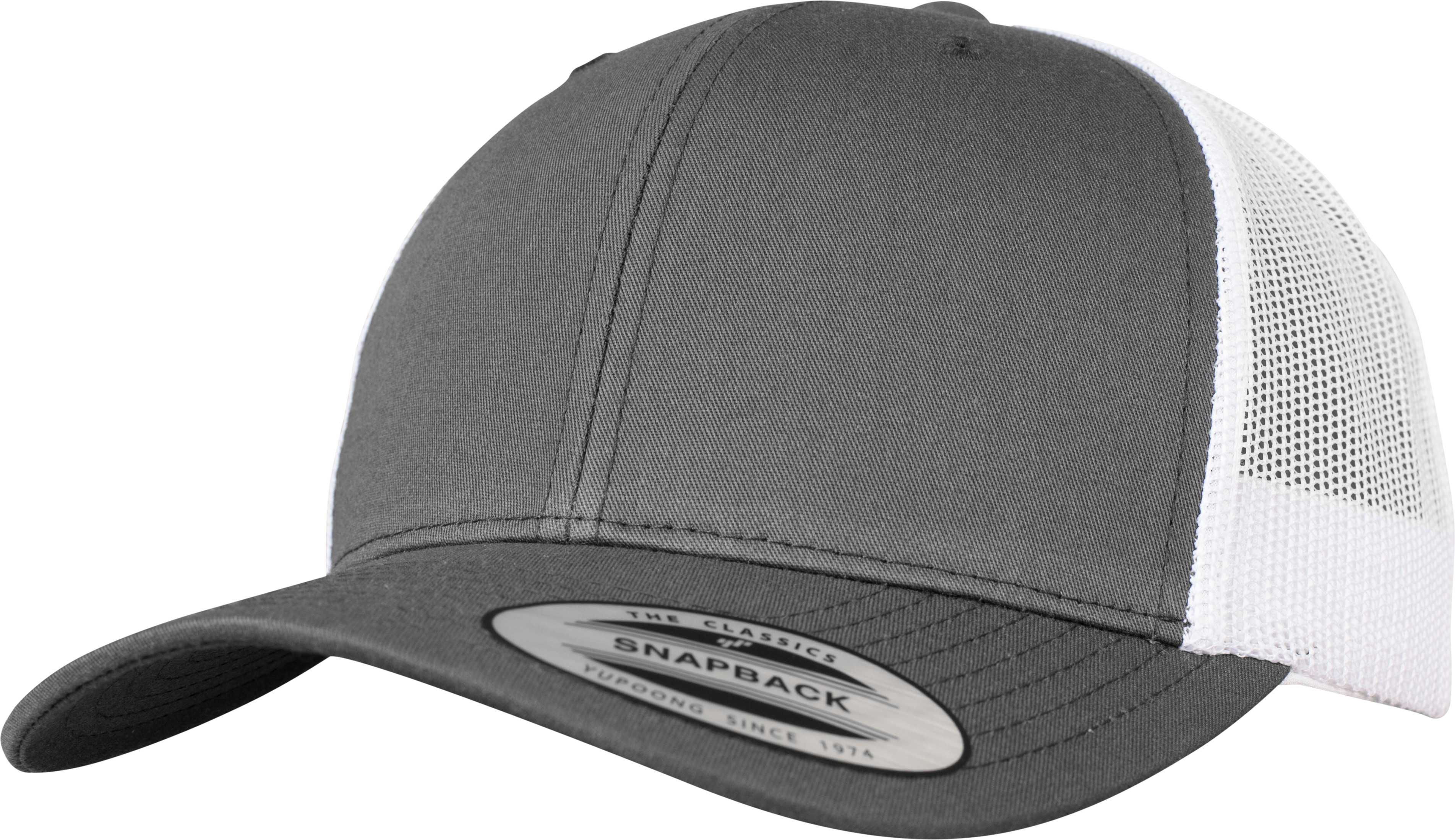 Gorra trucker retro bicolor<br/> Darkgrey / White