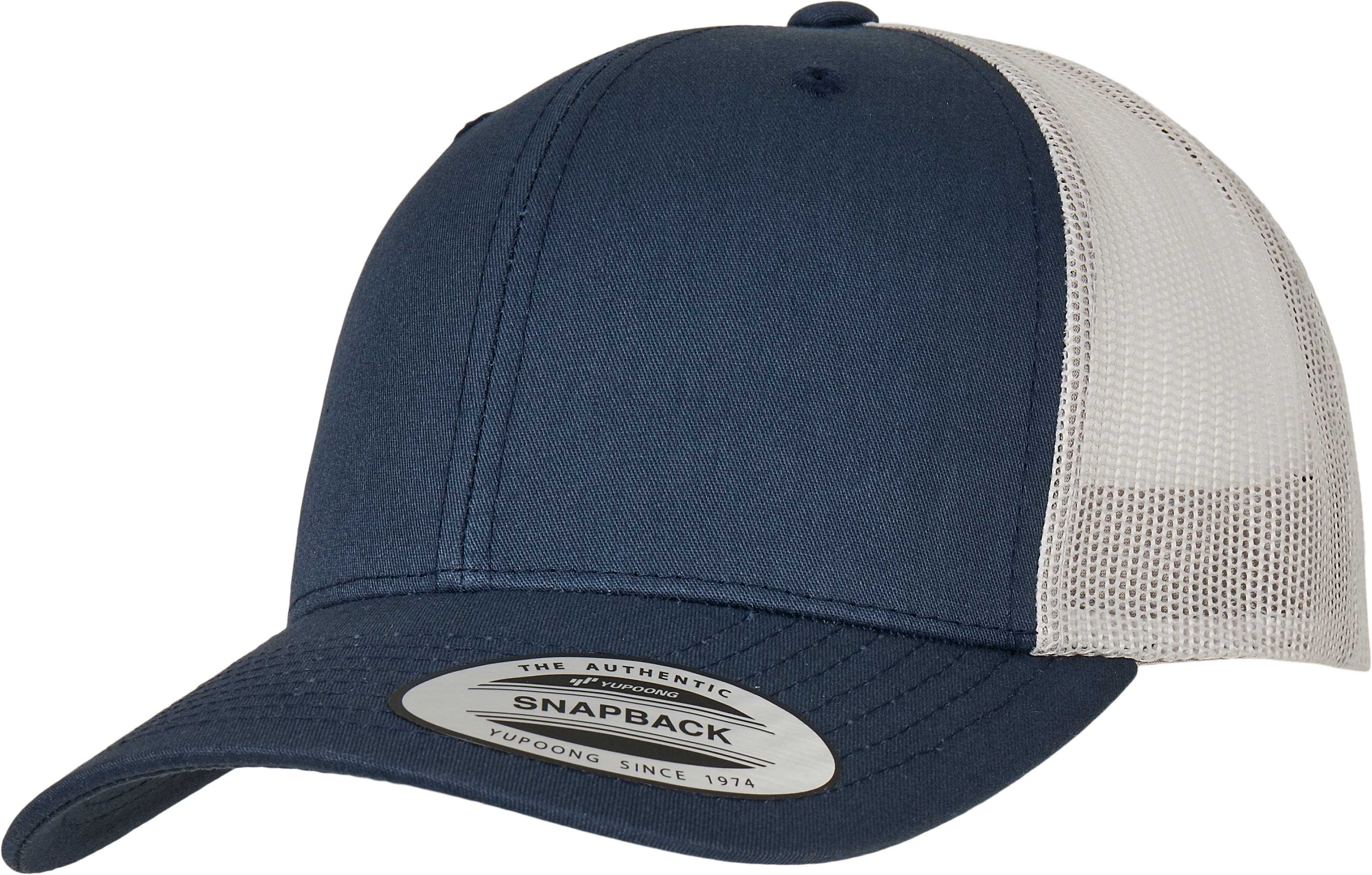Gorra trucker retro bicolor<br/> Navy / Silver