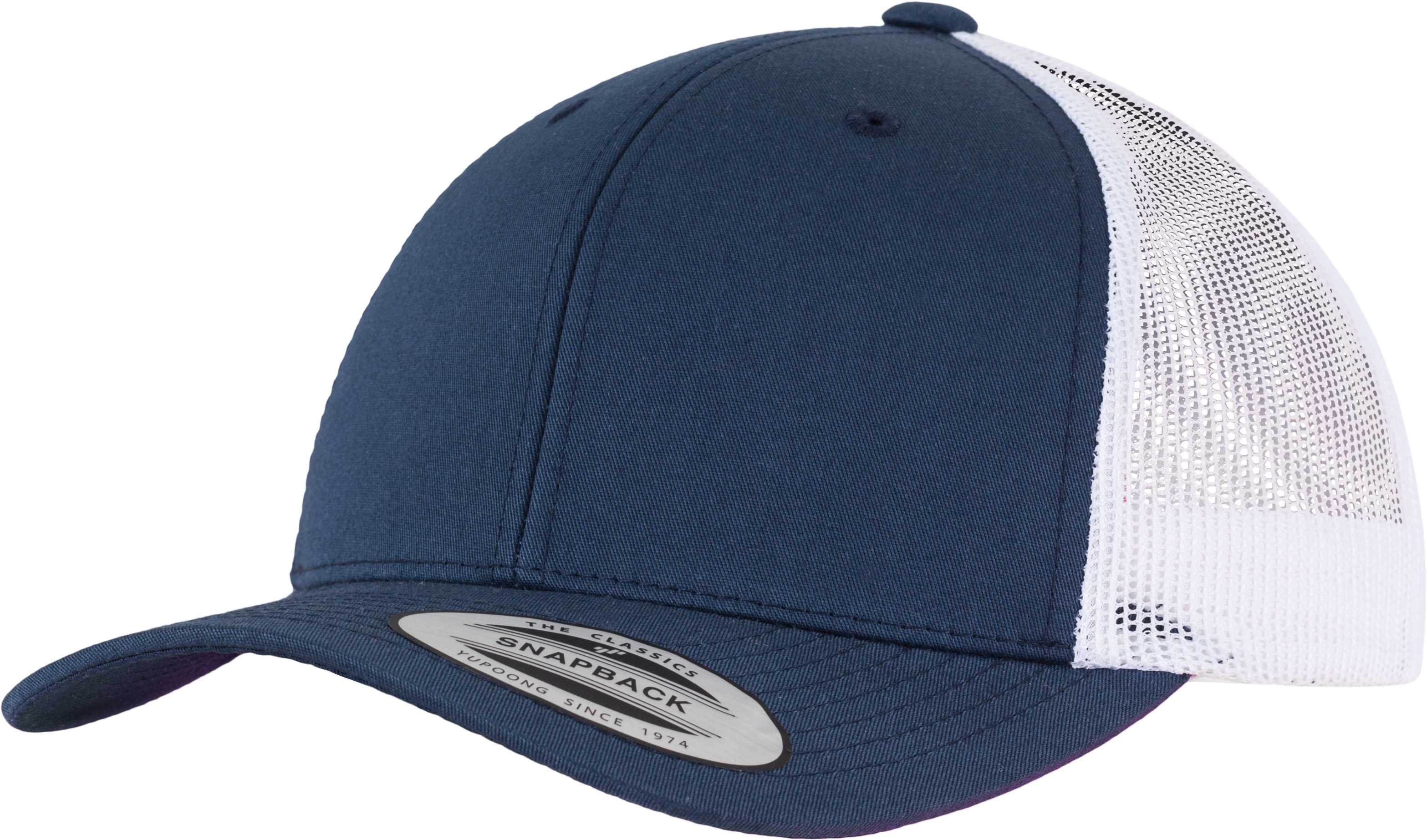 Gorra trucker retro bicolor<br/> NAVY / WHITE