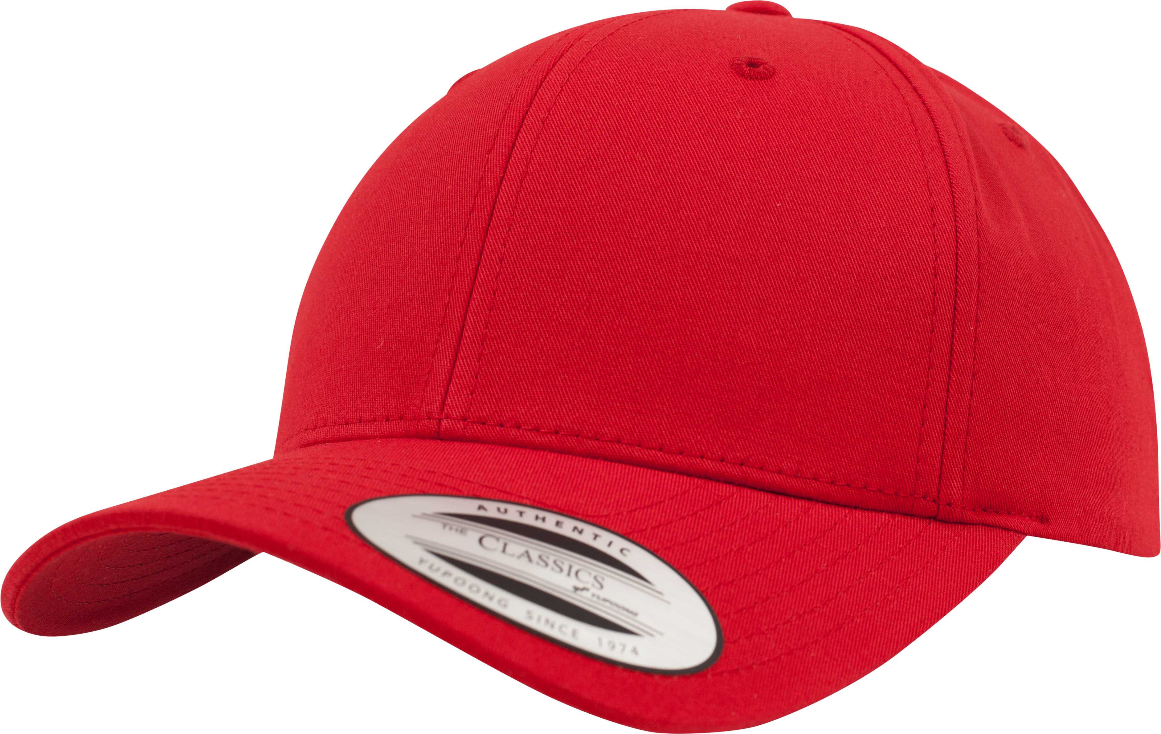 Gorra curva clásica Snapback RED