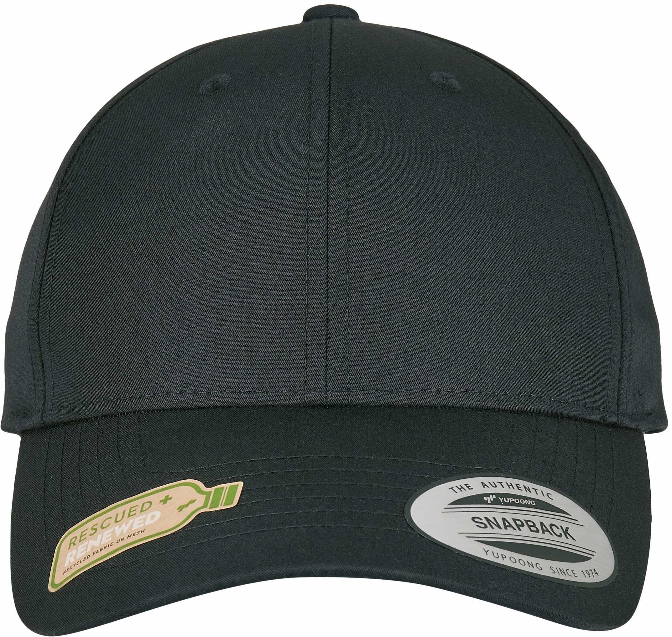 Gorra poly-twill material reciclado BLACK