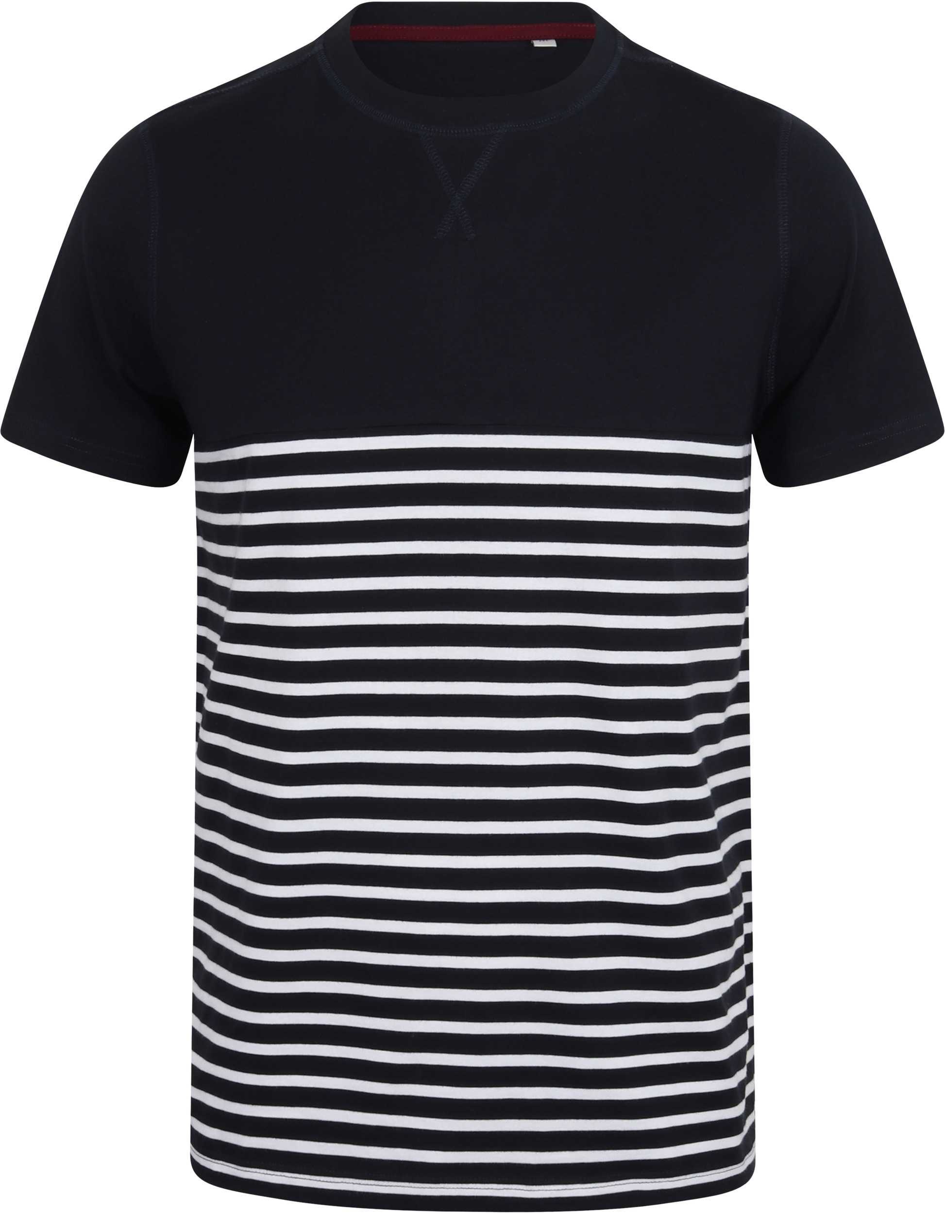 Camiseta de manga corta Breton Navy / White