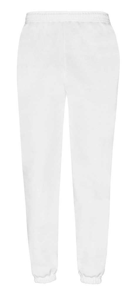 Pantalón de jogging - tobillos elásticos (64-026-0) White