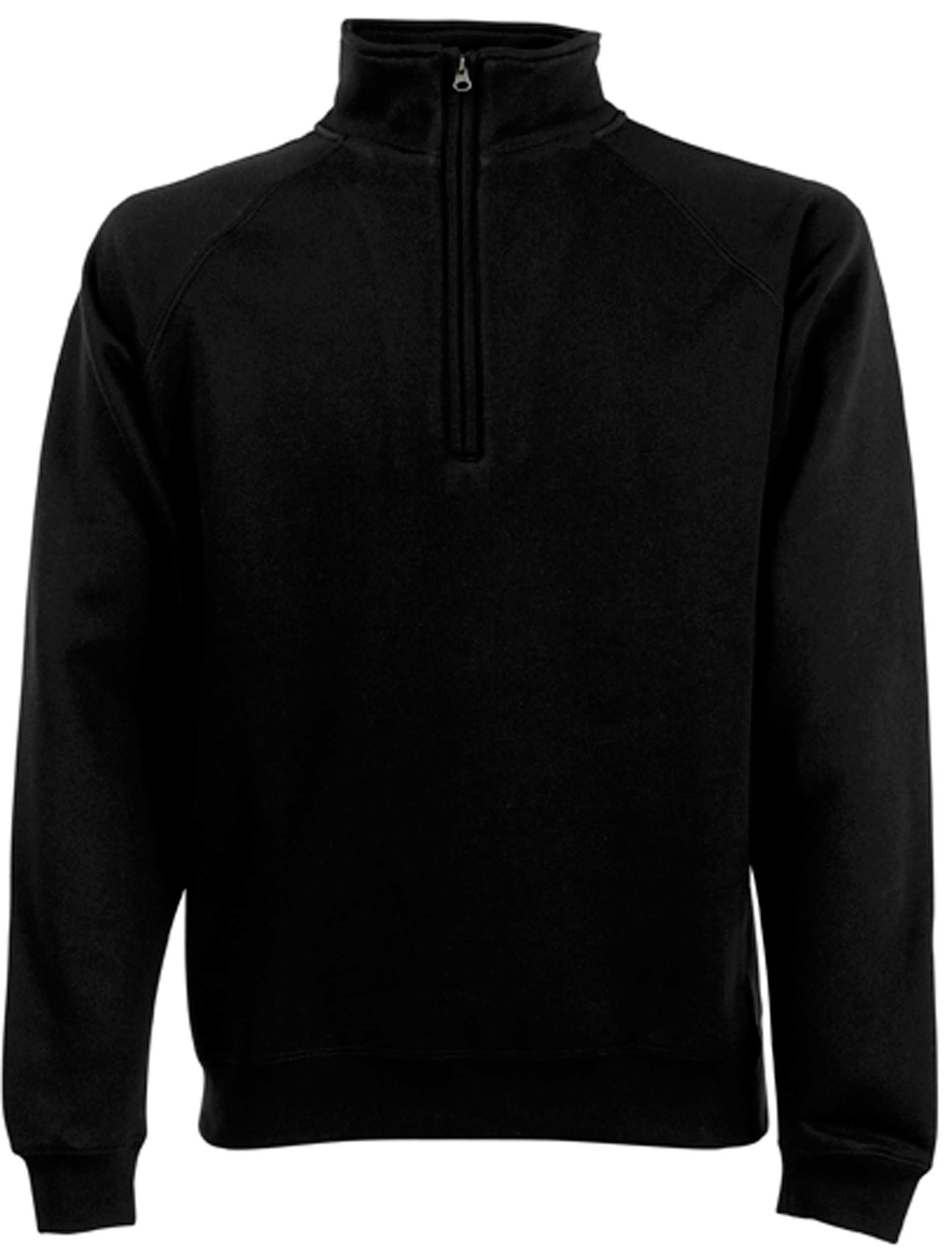 Sudadera 1/4 cremallera Premium (62-032-0) Black