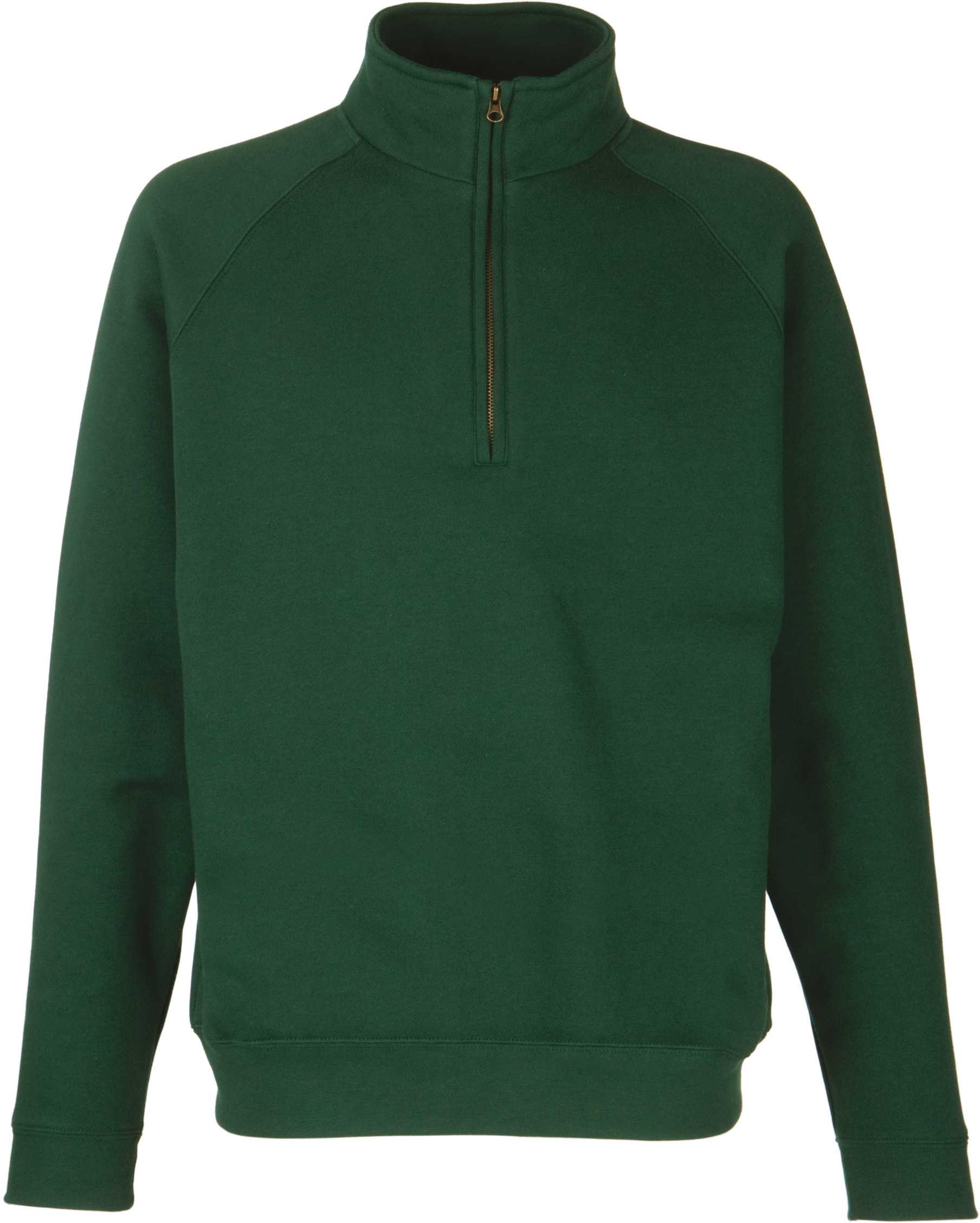 Sudadera 1/4 cremallera Premium (62-032-0) Bottle Green