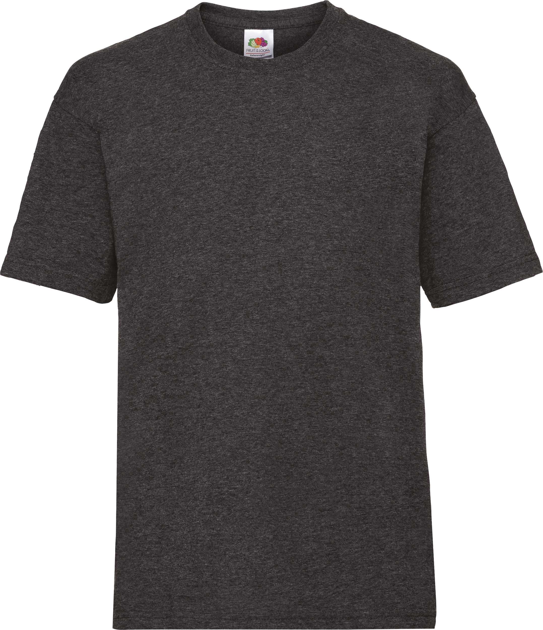 Camiseta valueweight niños (61-033-0) Dark Heather Grey
