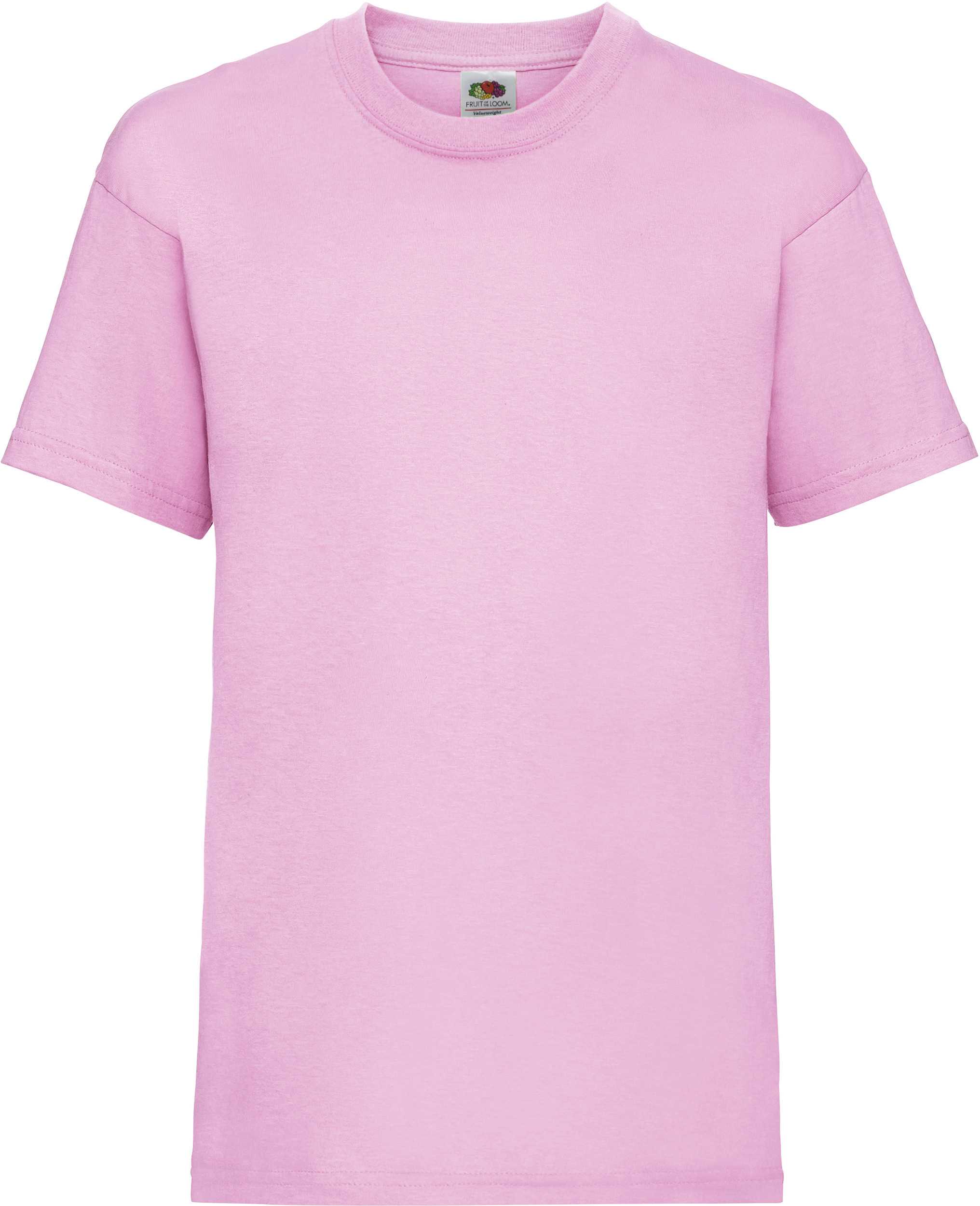 Camiseta valueweight niños (61-033-0) Light Pink