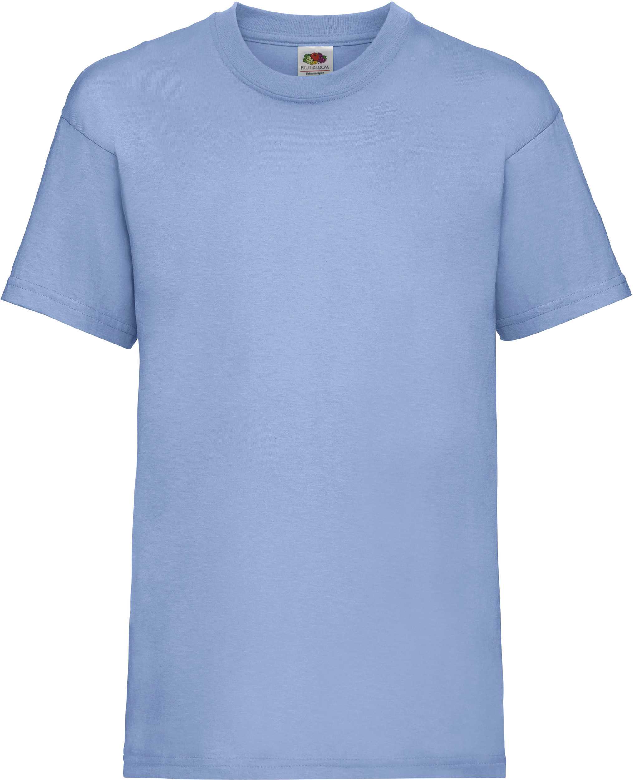 Camiseta valueweight niños (61-033-0) Sky Blue