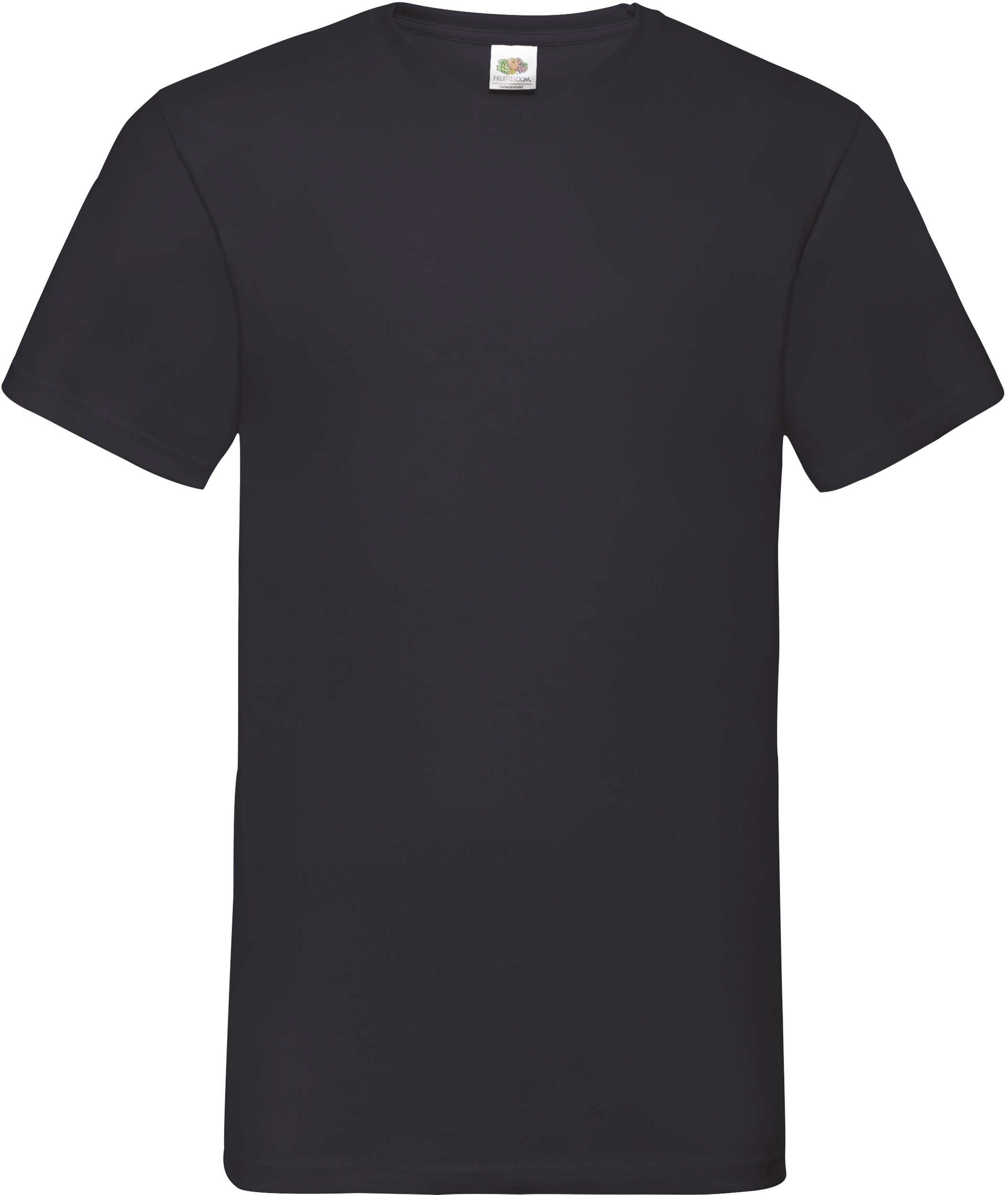 Camiseta Valueweight cuello de pico hombre (61-066-0) Black