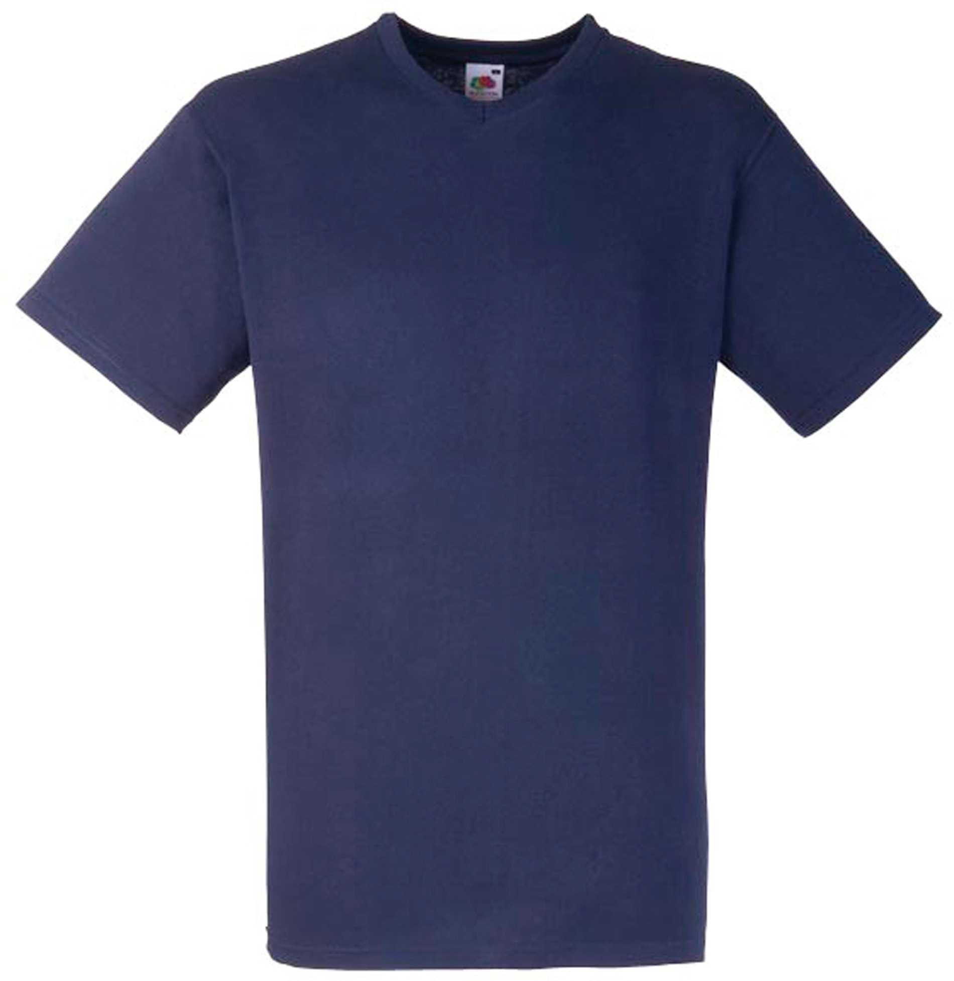 Camiseta Valueweight cuello de pico hombre (61-066-0) Navy