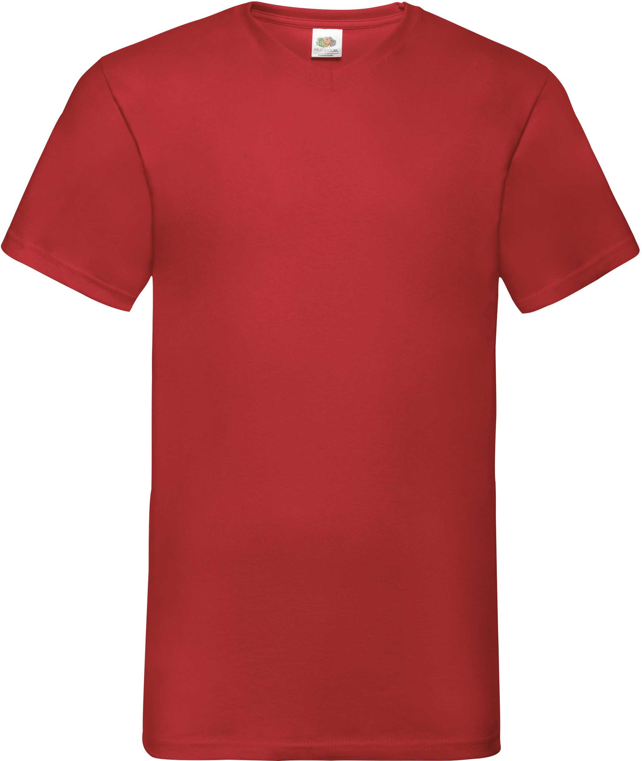 Camiseta Valueweight cuello de pico hombre (61-066-0) Red