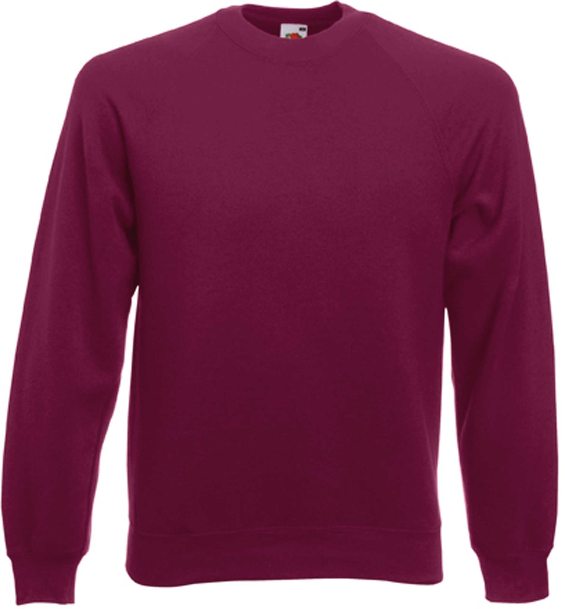 Sudadera manga raglán (62-216-0) Burgundy