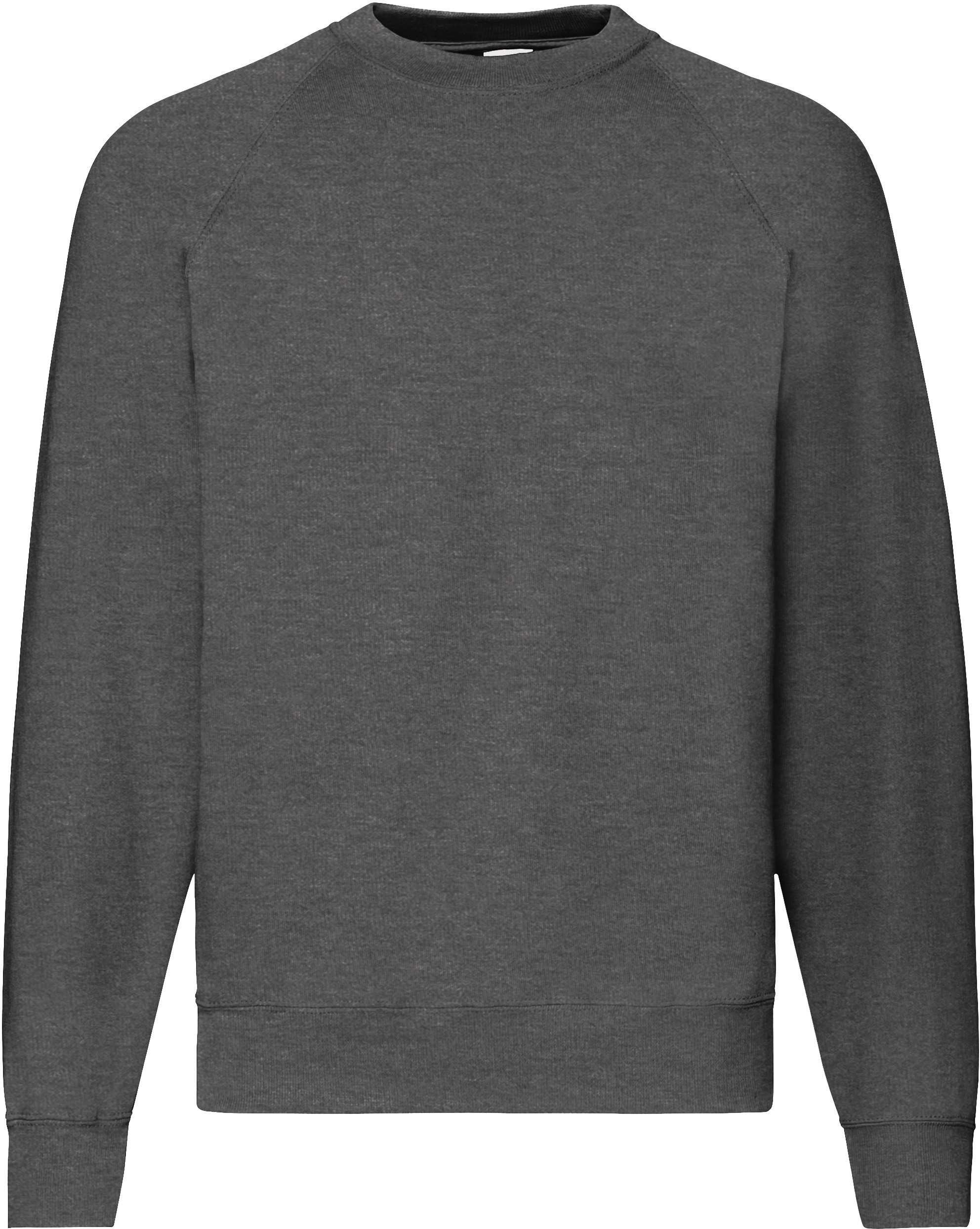 Sudadera manga raglán (62-216-0) Dark Heather Grey