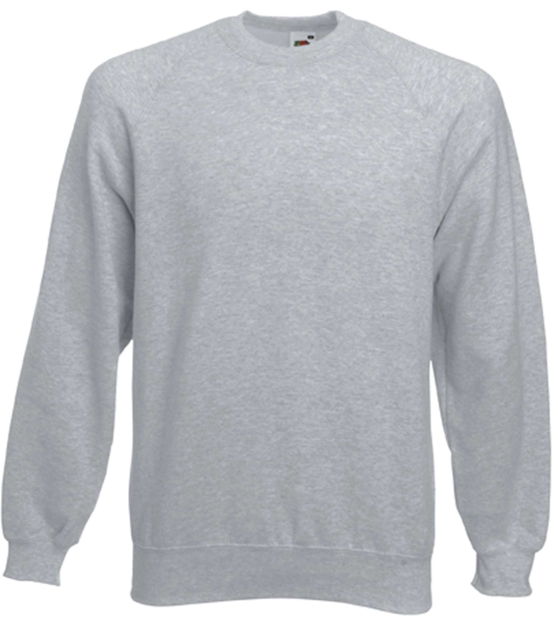 Sudadera manga raglán (62-216-0) Heather Grey