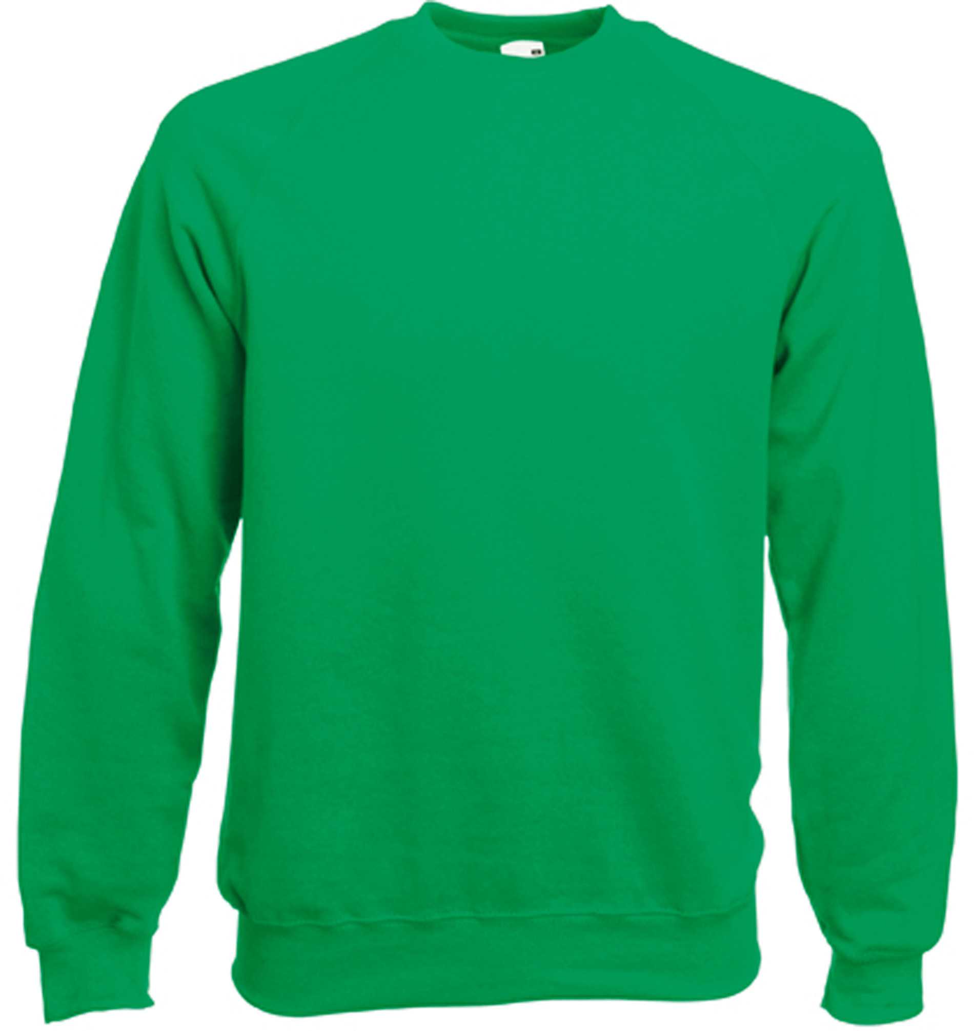 Sudadera manga raglán (62-216-0) Kelly Green