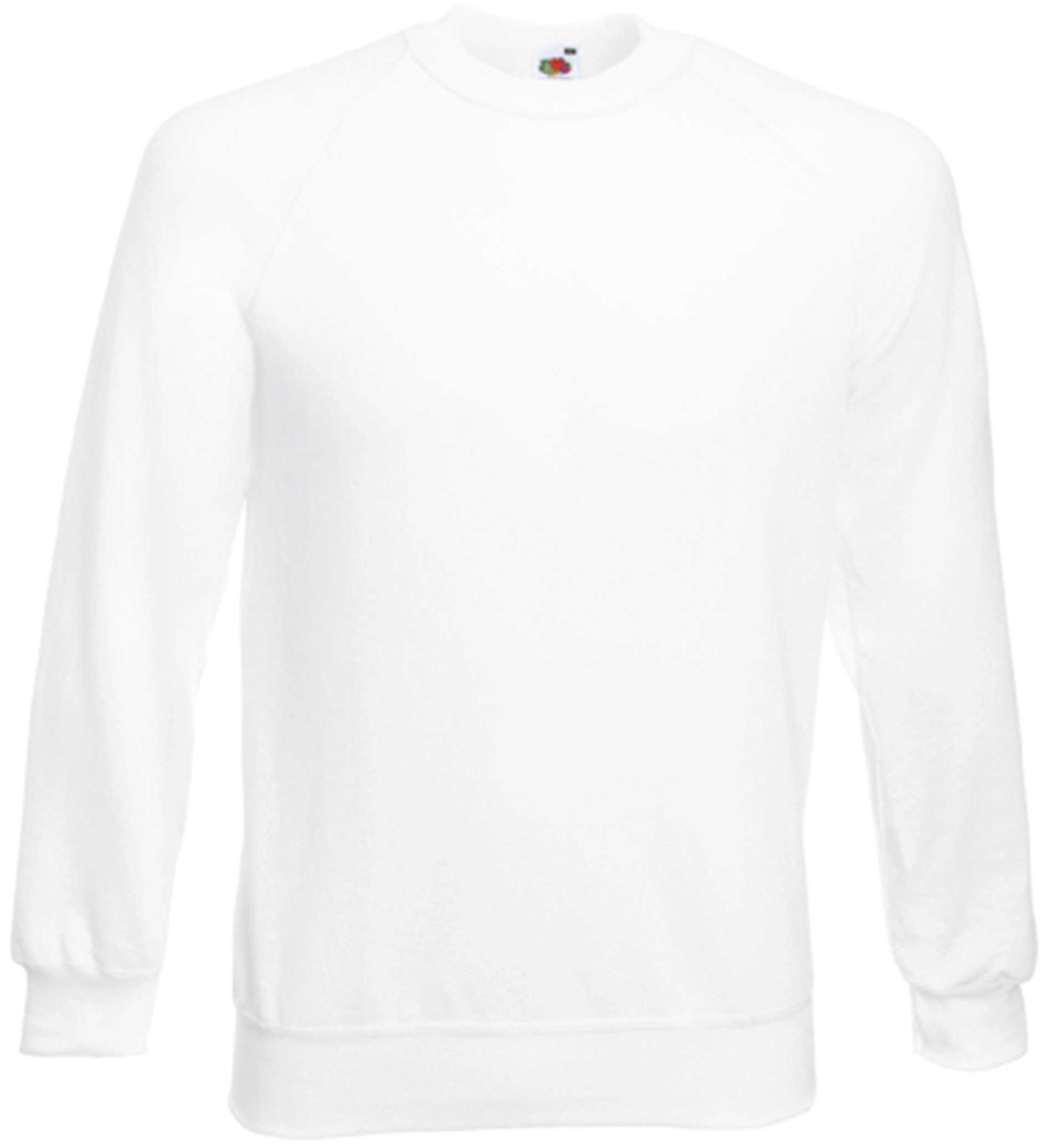 Sudadera manga raglán (62-216-0) White