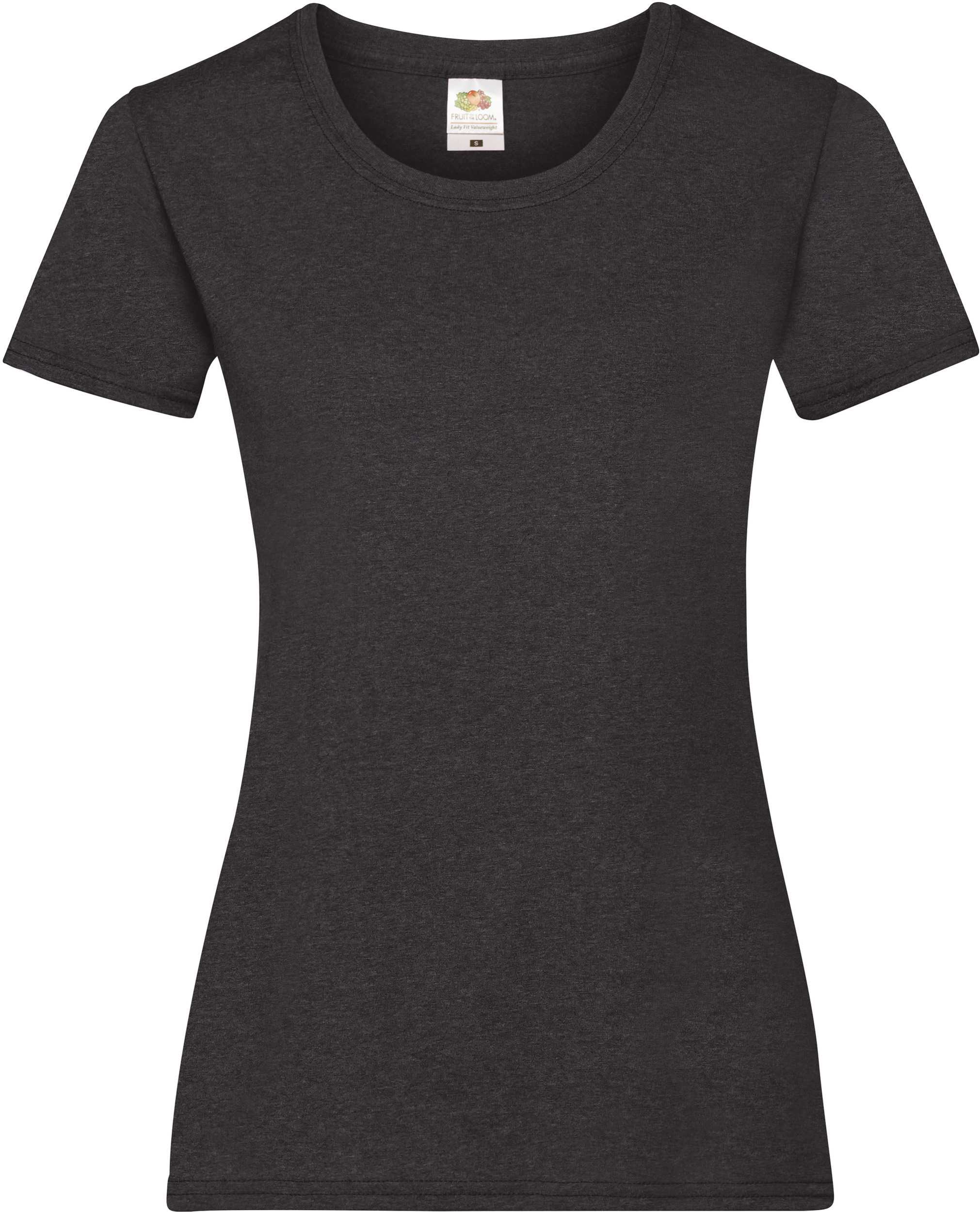 Camiseta Valueweight mujer (61-372-0) Dark Heather Grey