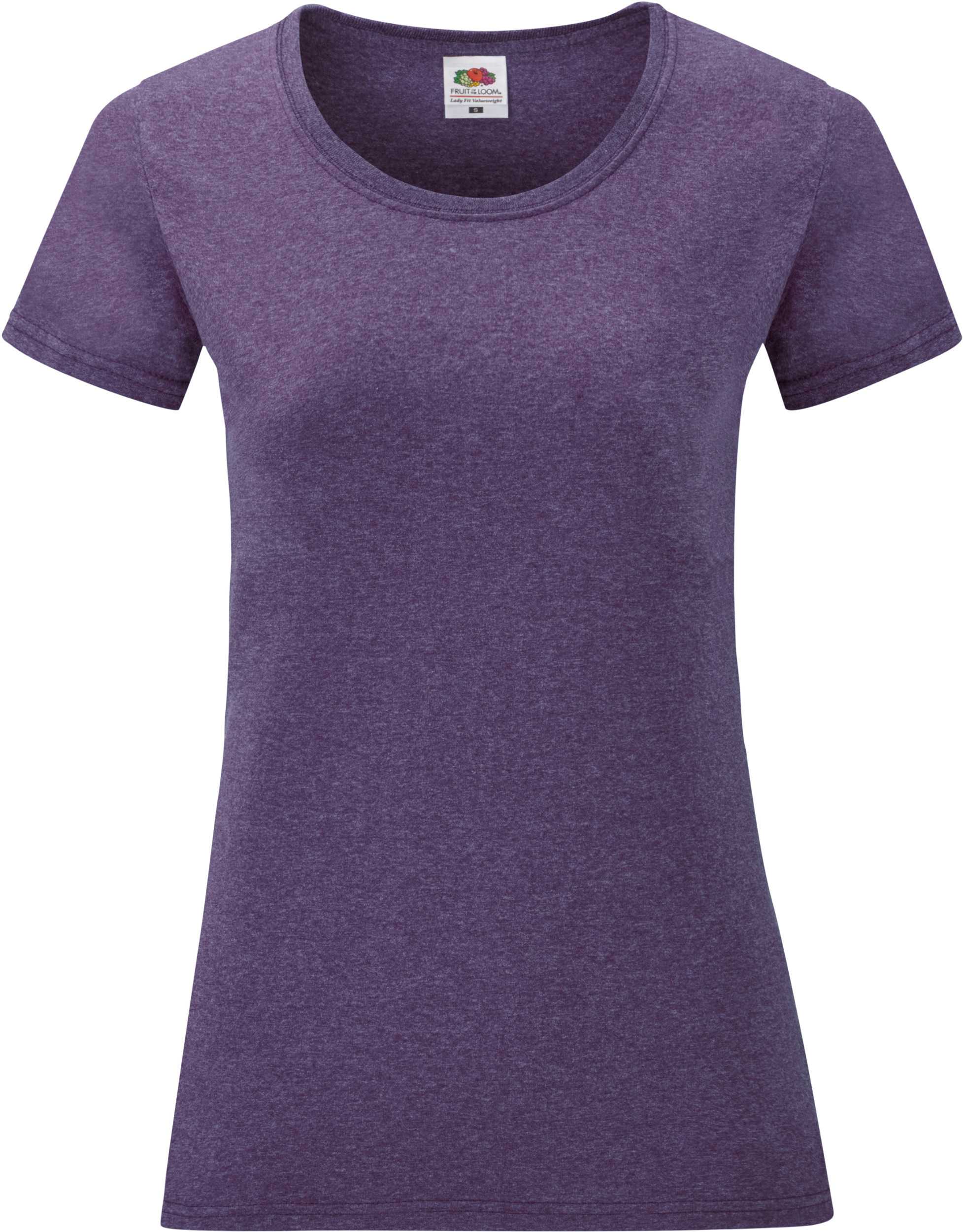 Camiseta Valueweight mujer (61-372-0) Heather Purple