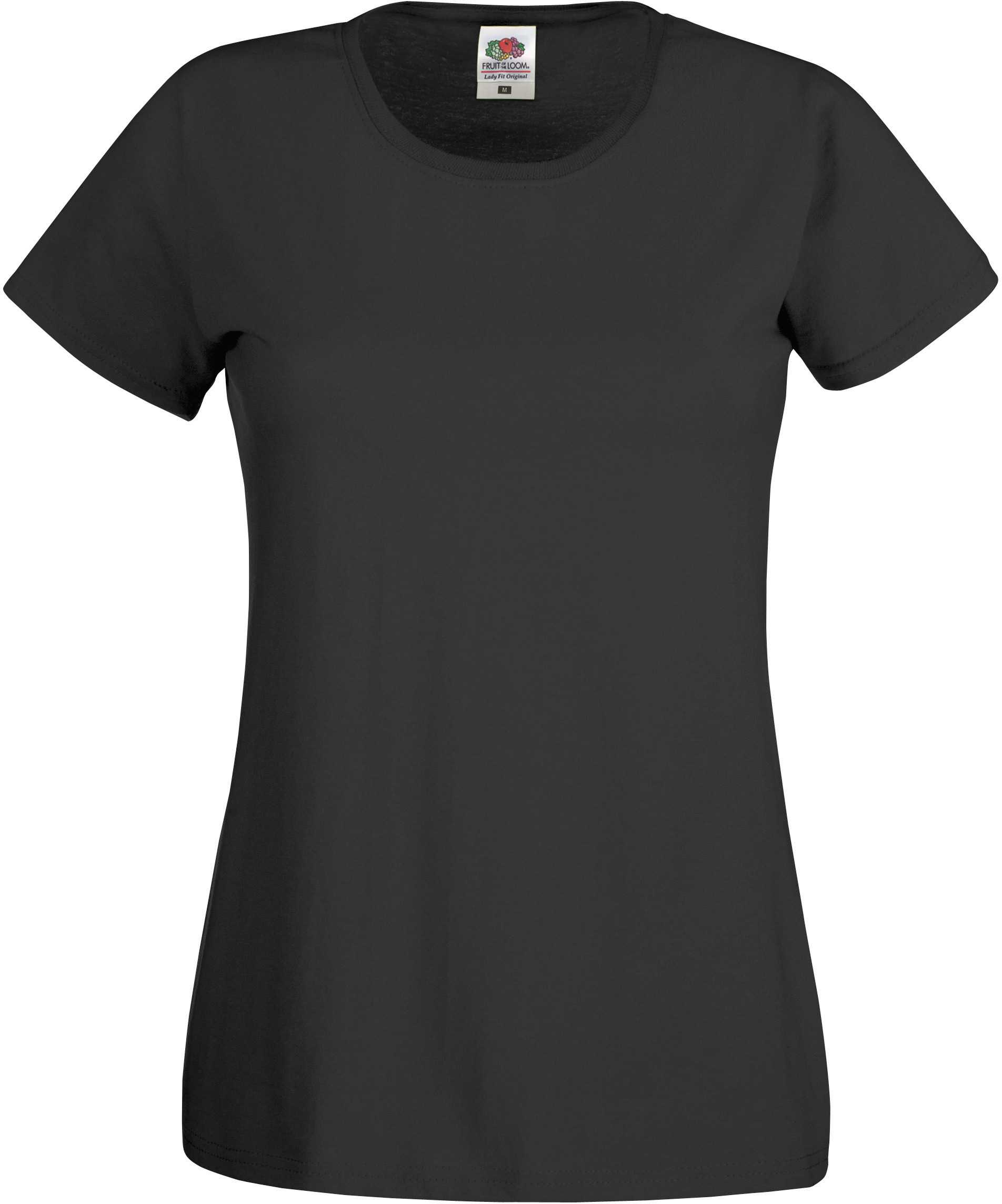 Camiseta Original-T mujer (Full Cut 61-420-0) Black