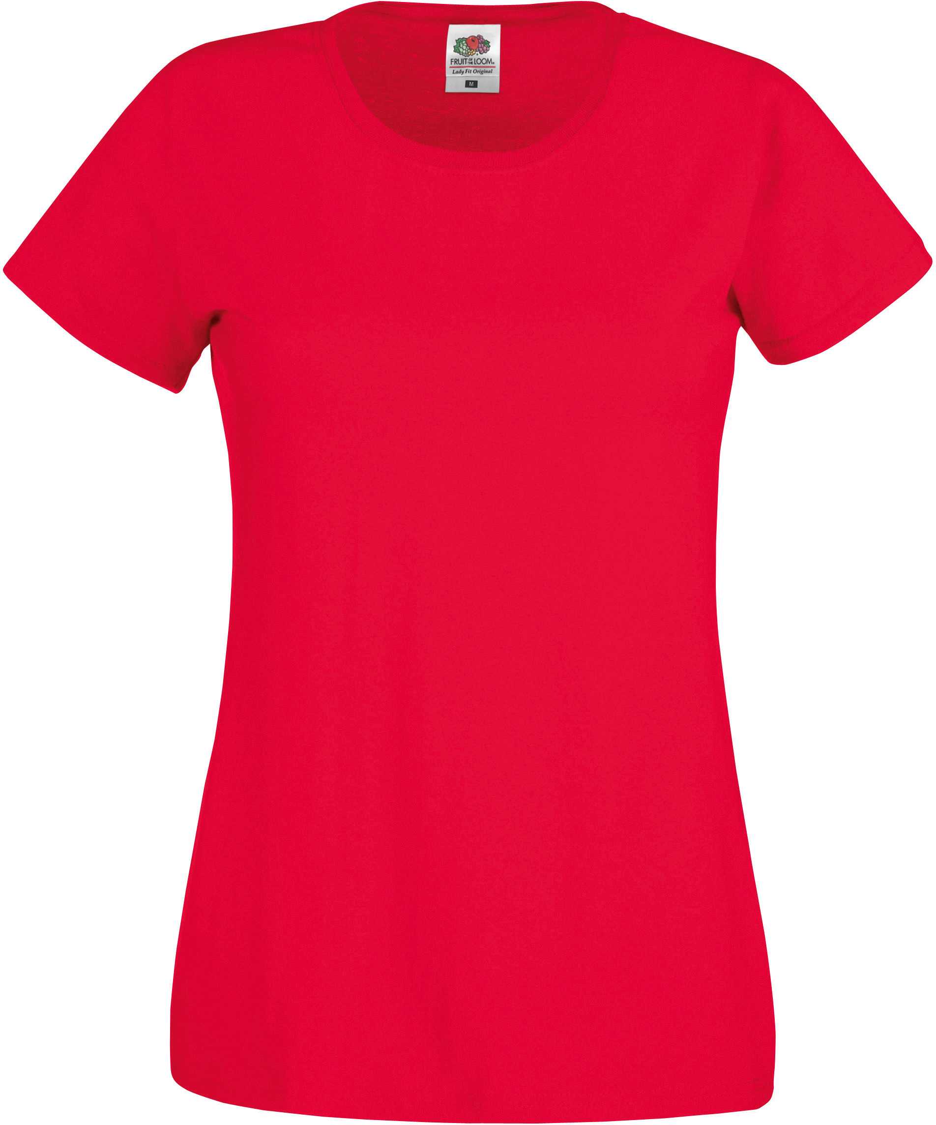 Camiseta Original-T mujer (Full Cut 61-420-0) Red