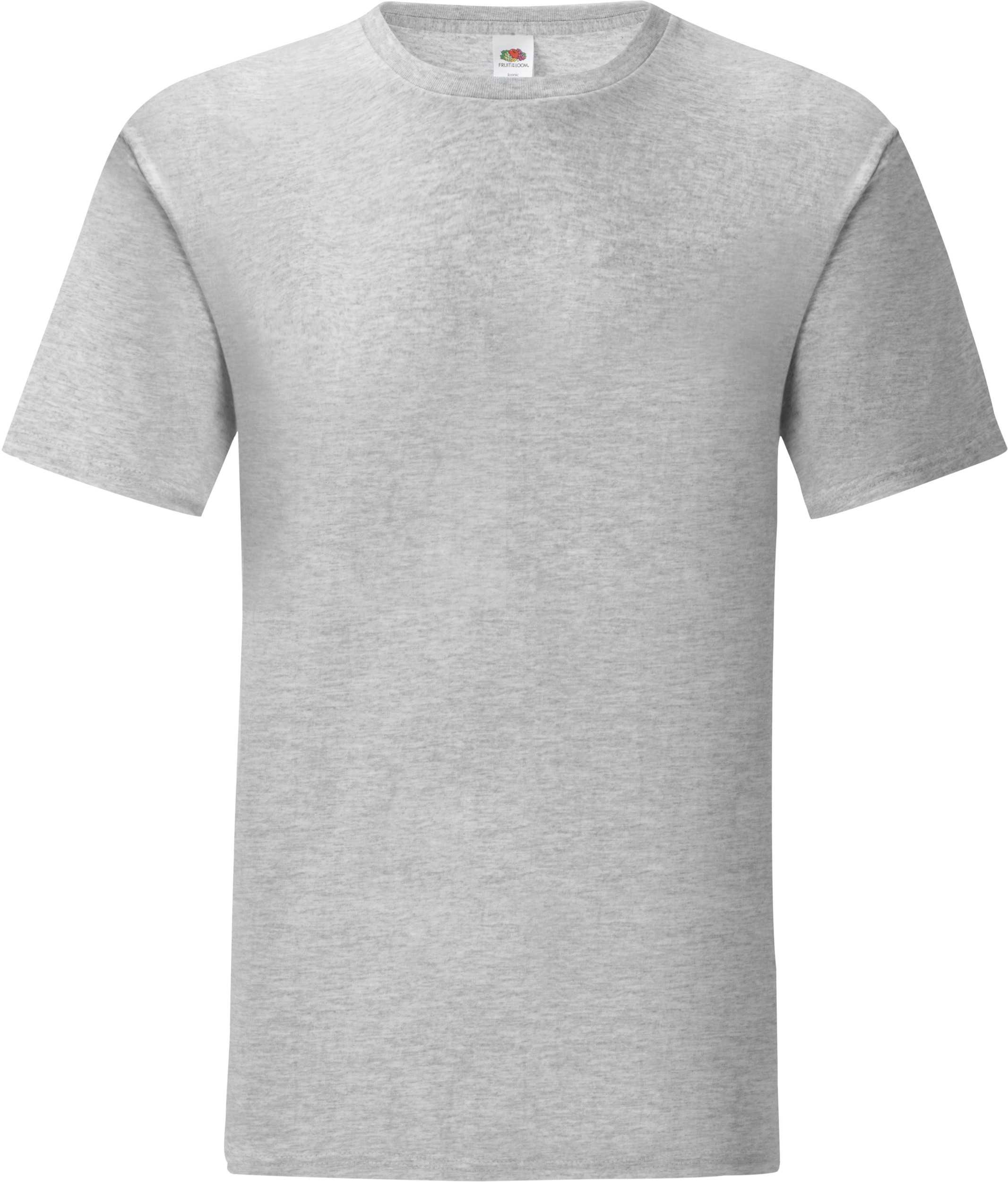 Camiseta Iconic-T hombre Heather Grey
