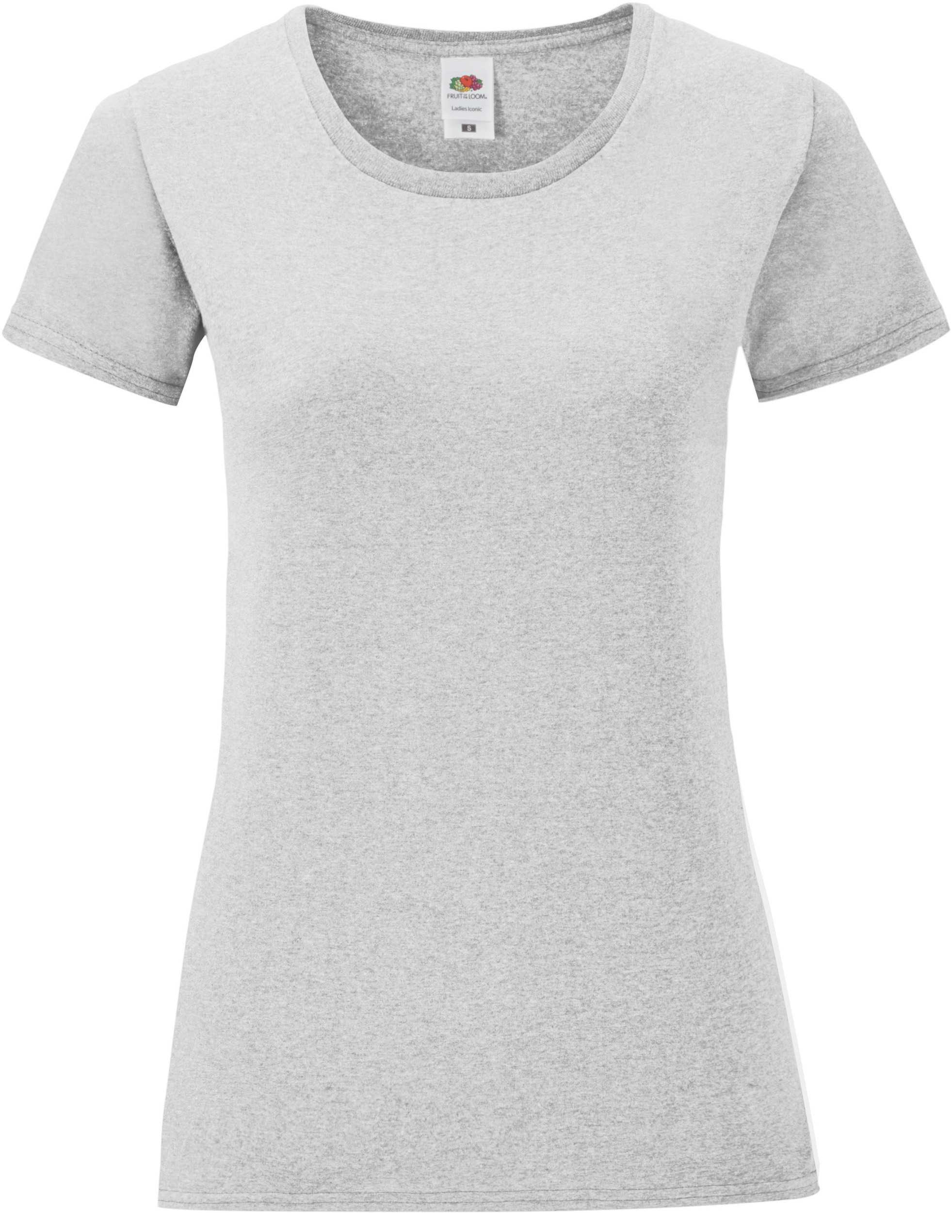 Camiseta Iconic-T mujer Heather Grey