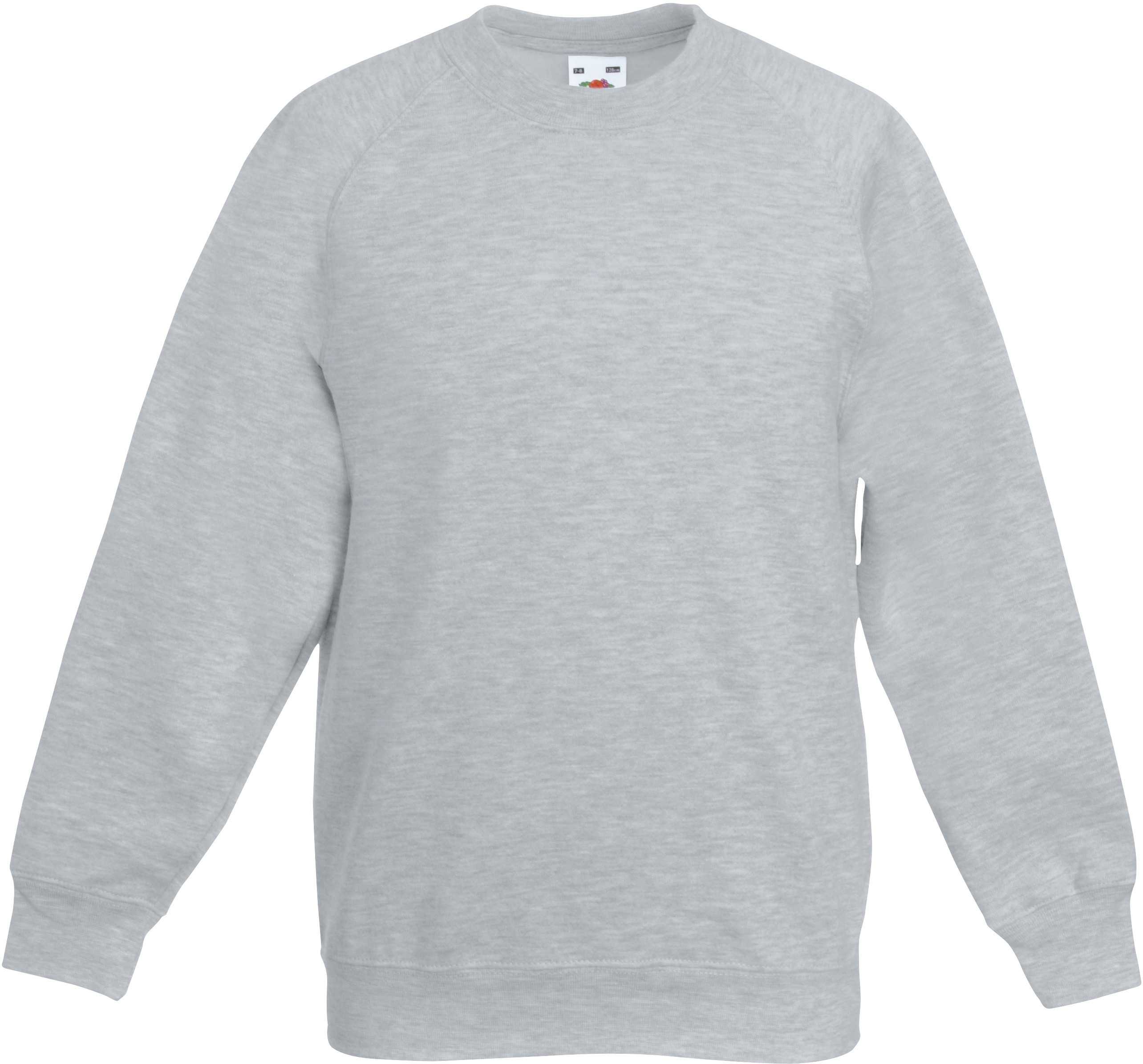 Sudadera manga raglán niños (62-039-0) Heather Grey