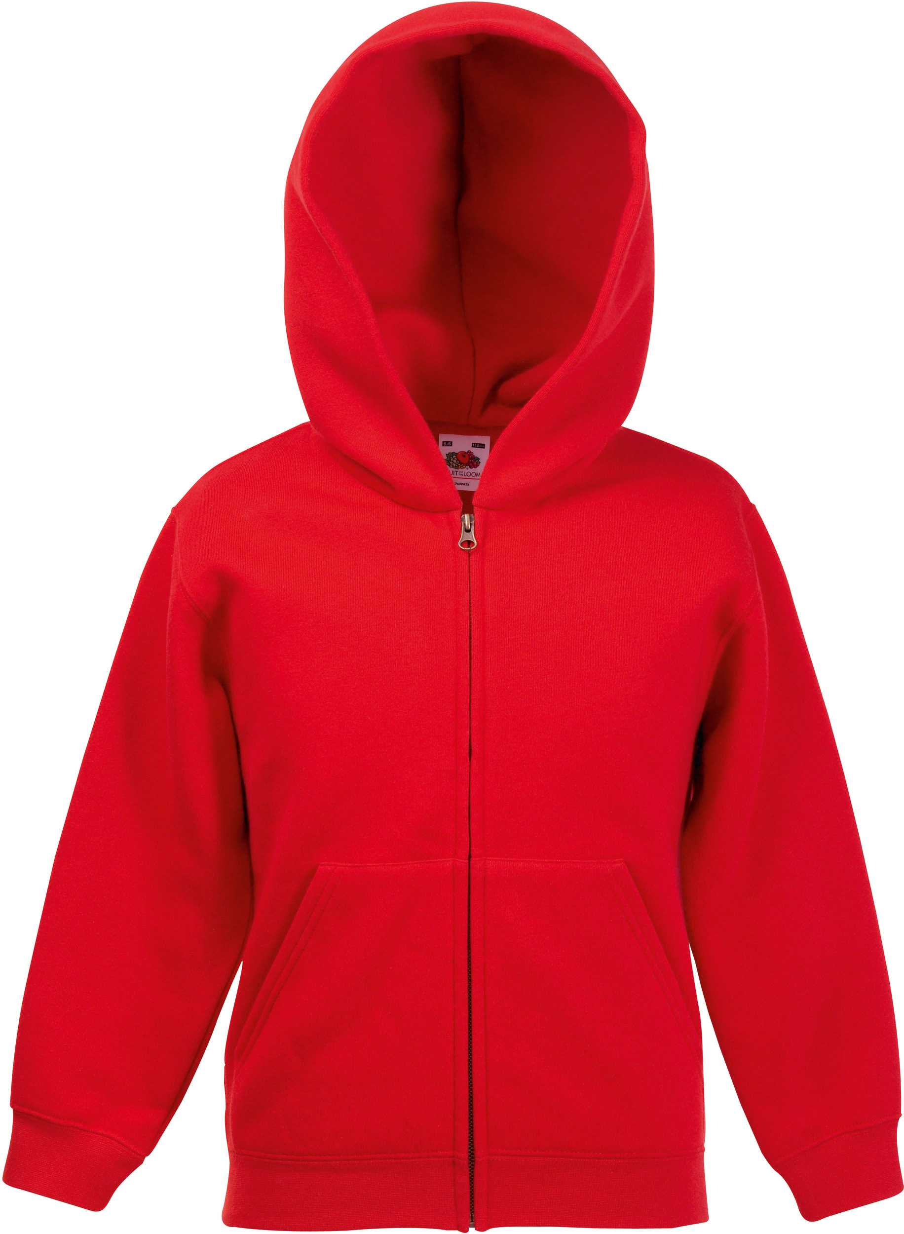 Sudadera Classic cremallera y capucha niños (62-045-0) Red