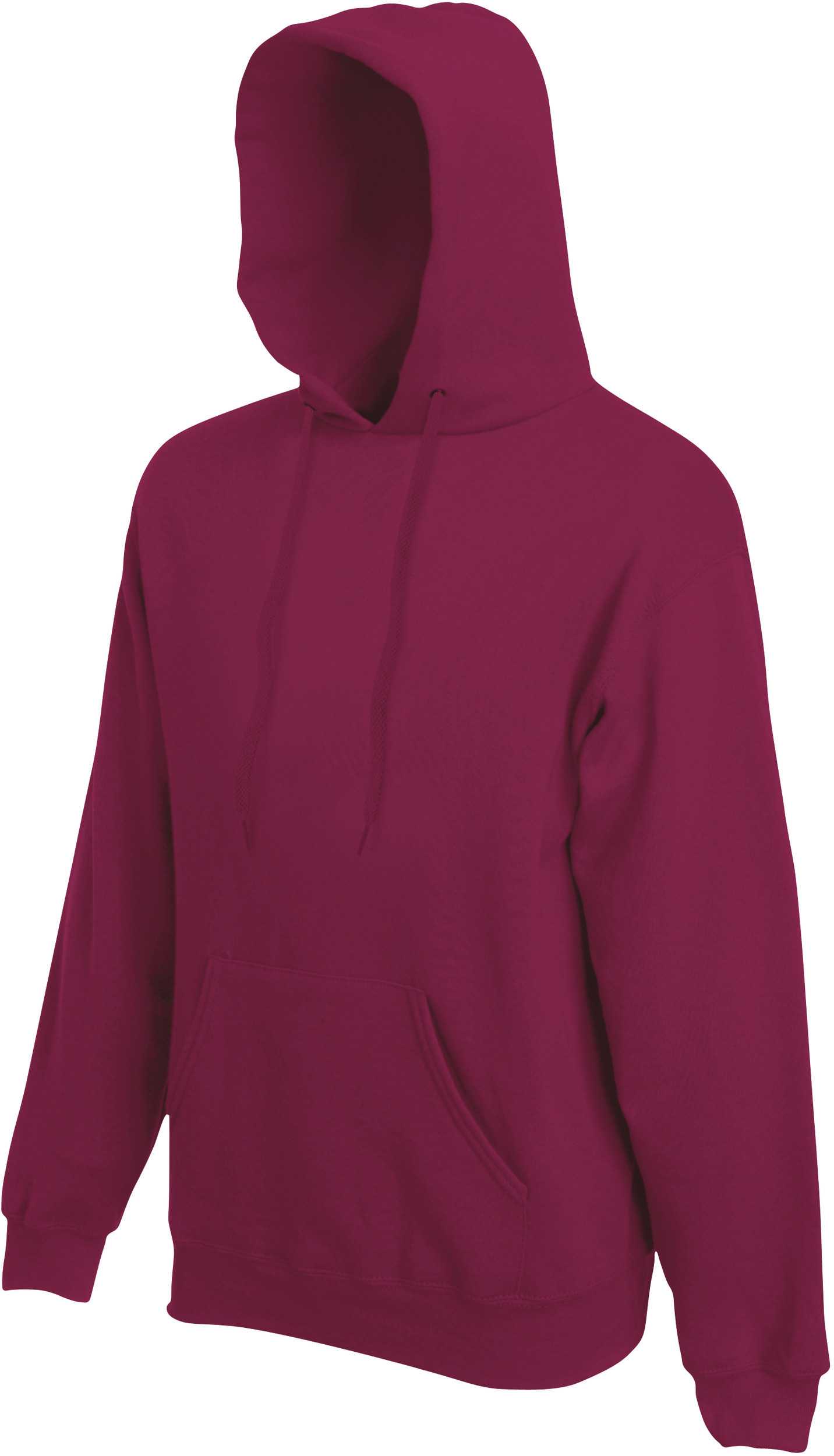 Sudadera Premium capucha Burgundy