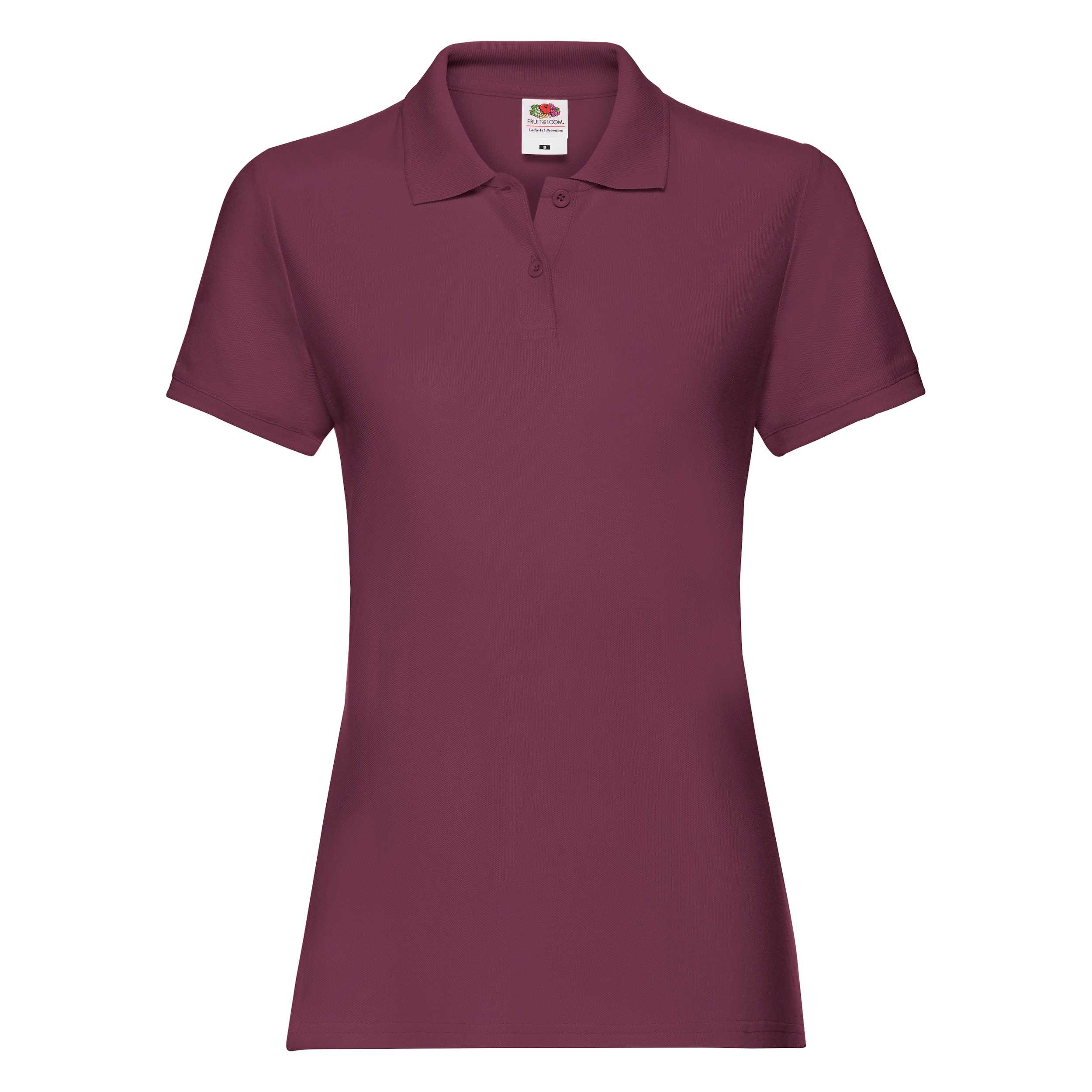 Polo premium mujer Burgundy