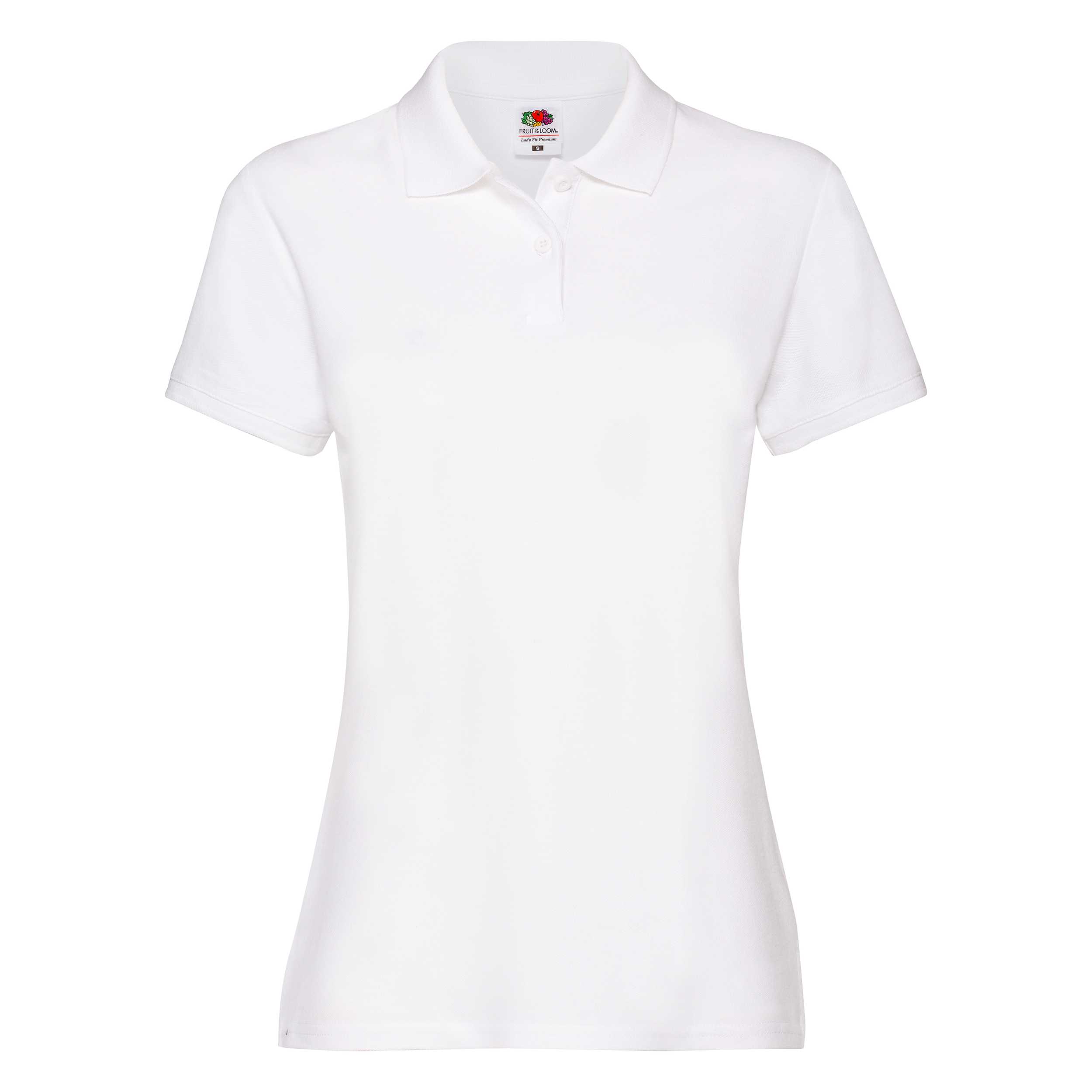 Polo premium mujer White
