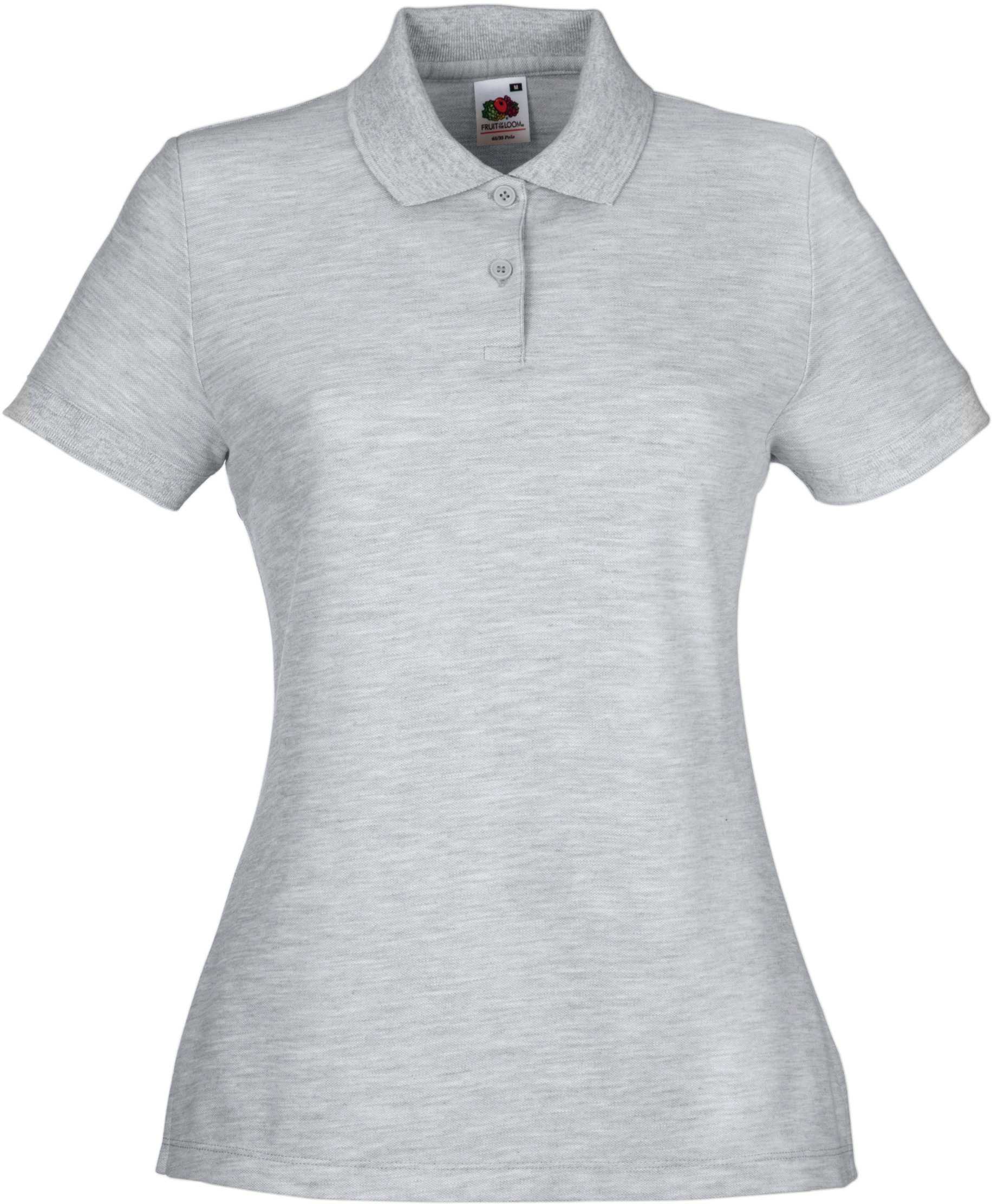 Polo 65/35 mujer (63-212-0) Heather Grey