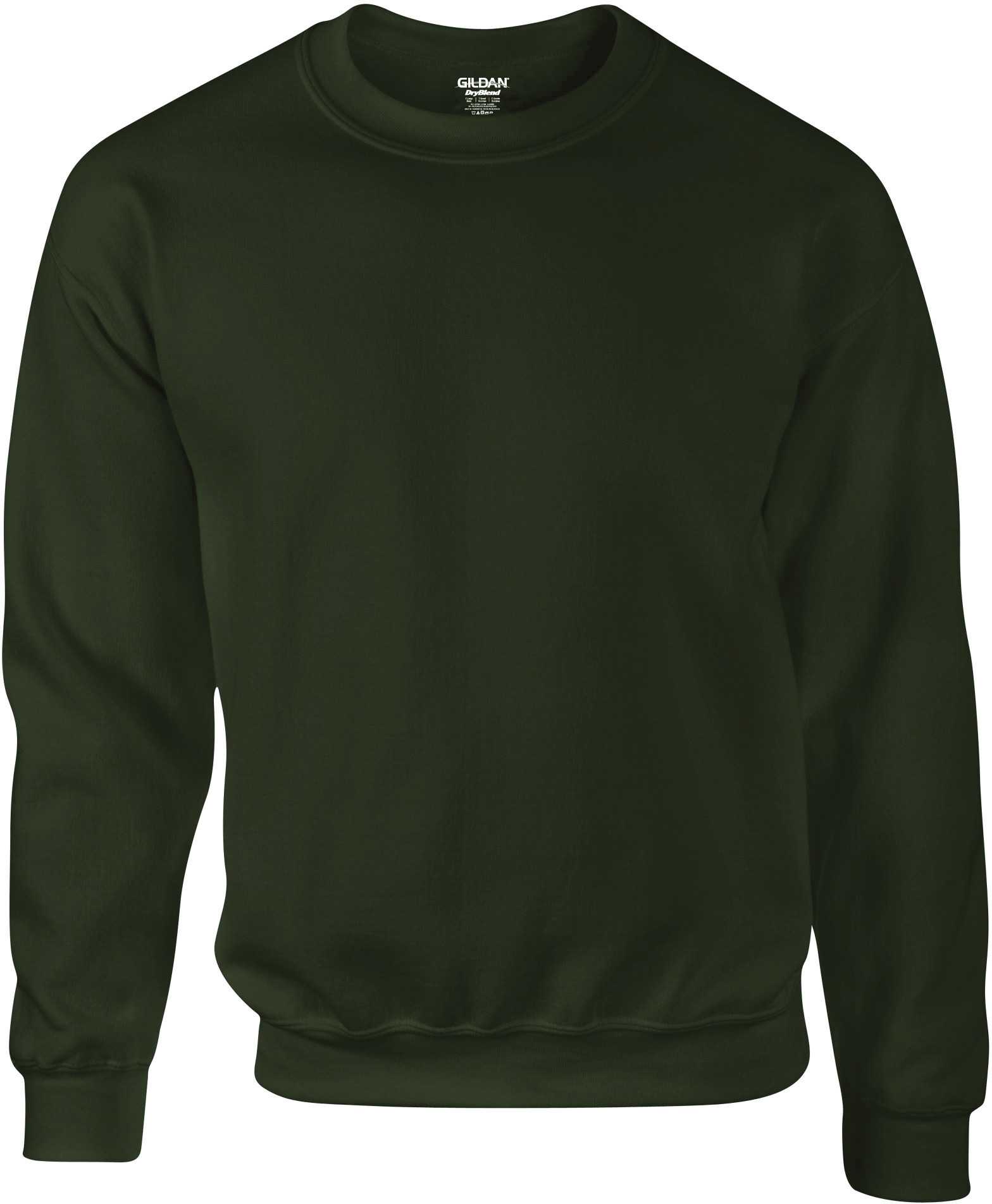 Sudadera Dryblend® cuello redondo Forest Green
