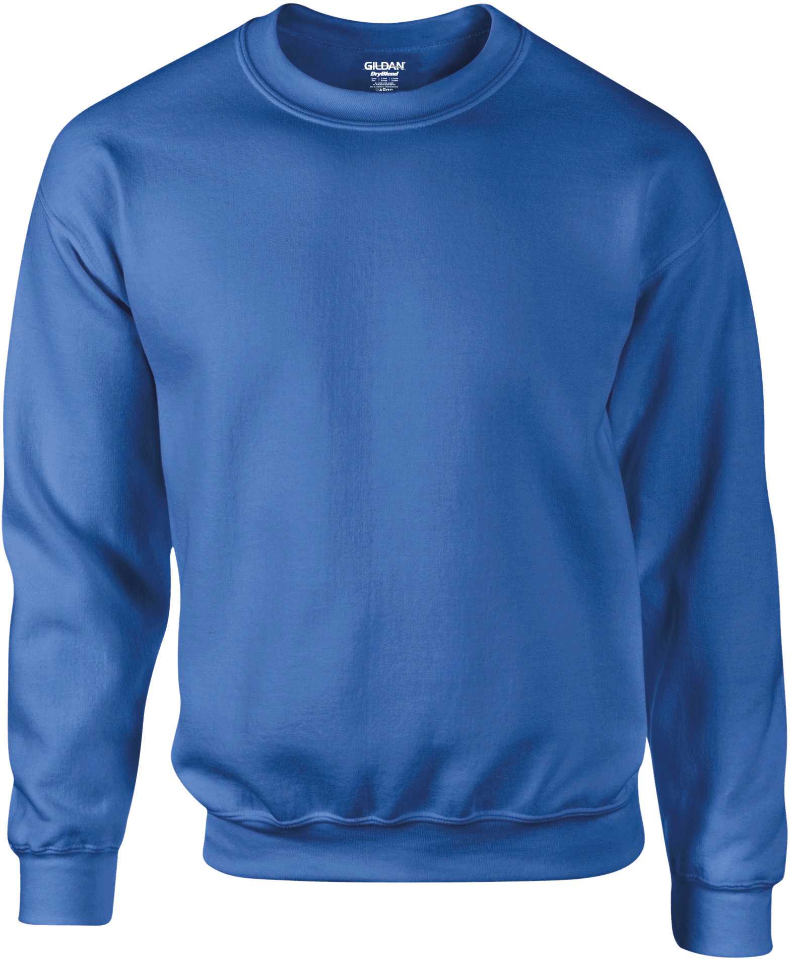 Sudadera Dryblend® cuello redondo Royal Blue