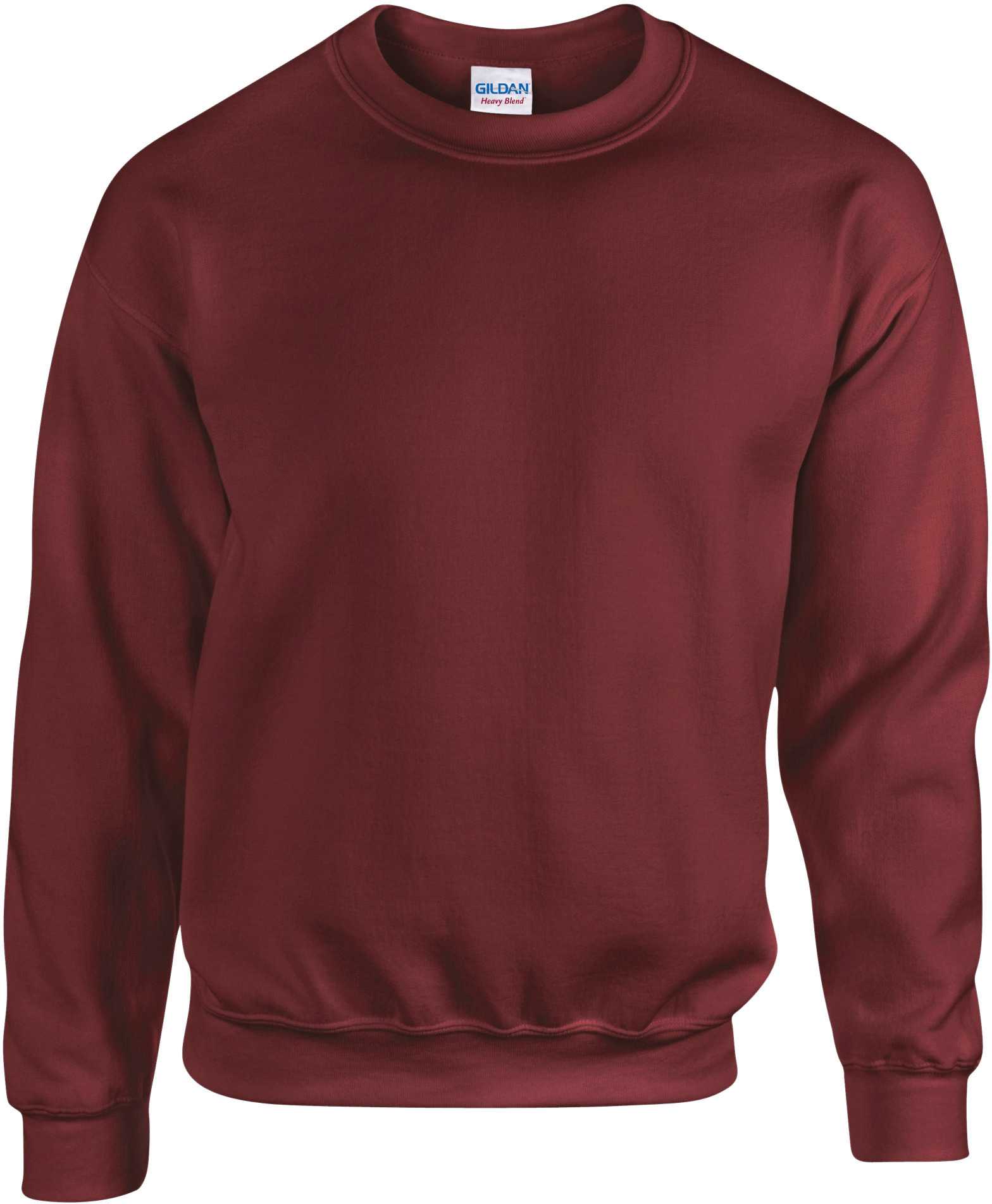Sudadera Heavy Blend™ cuello redondo Maroon