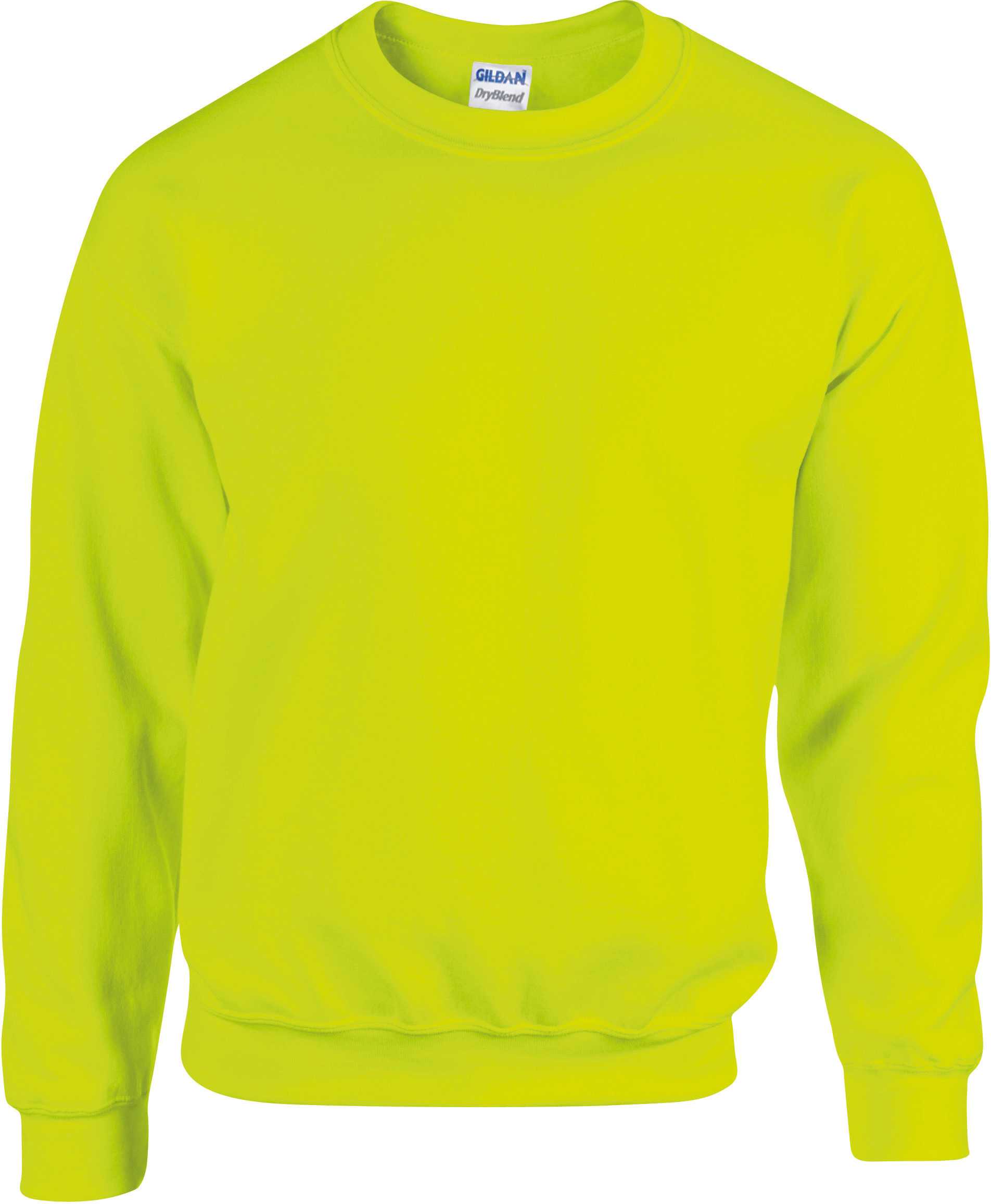 Sudadera Heavy Blend™ cuello redondo Safety Yellow