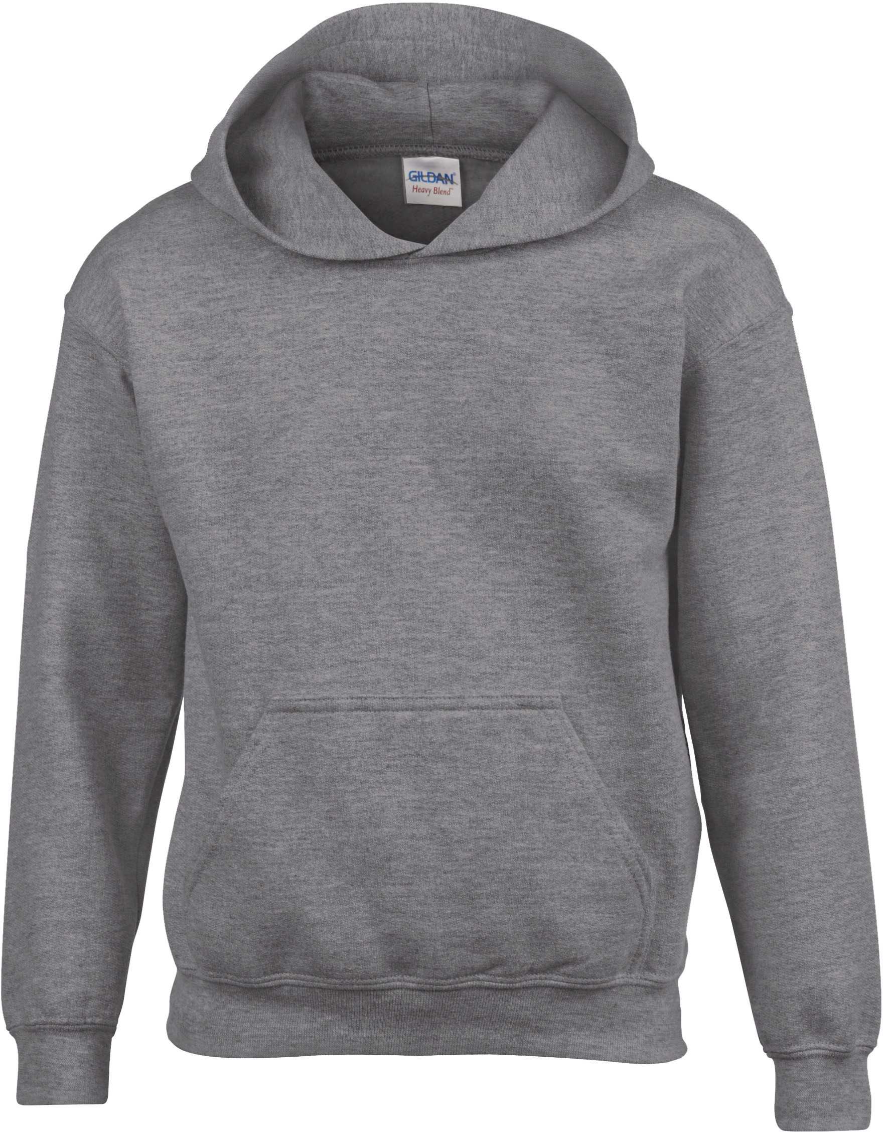 Sudadera Heavy Blend™ capucha niños Graphite Heather