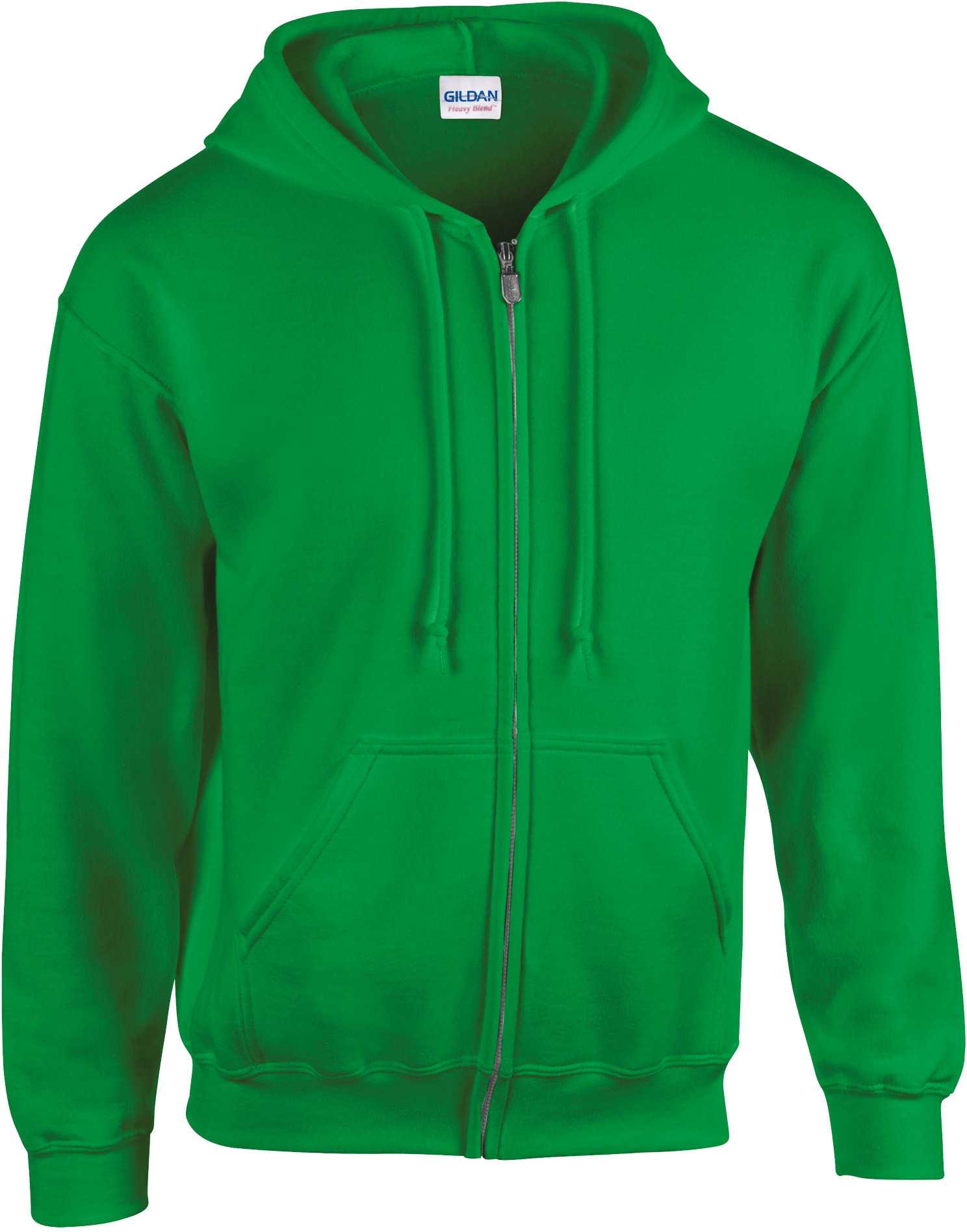 Sudadera Heavy Blend™ capucha y cremallera hombre Irish Green