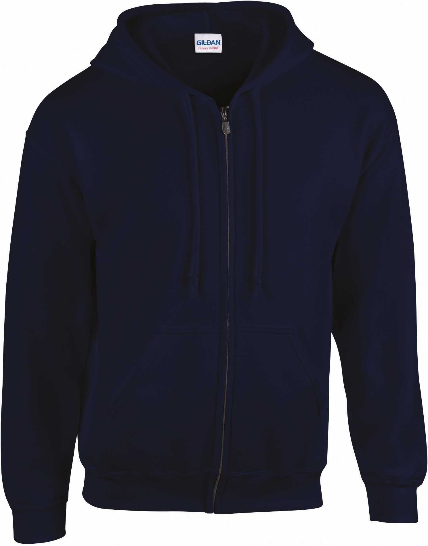 Sudadera Heavy Blend™ capucha y cremallera hombre Navy