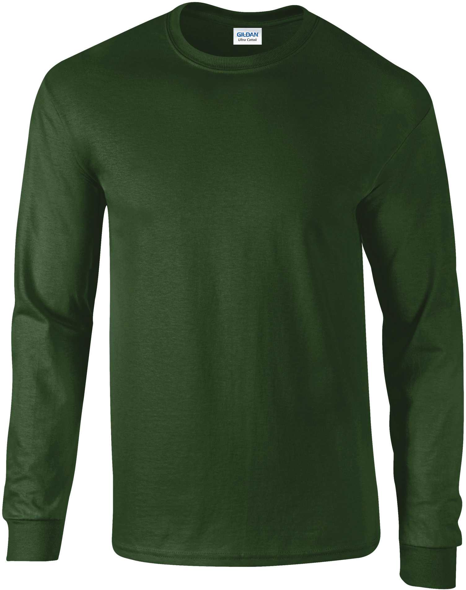 Camiseta Ultra Cotton™ manga larga Forest Green