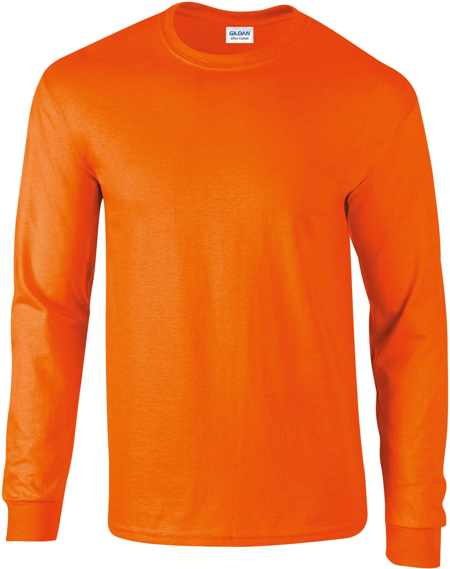 Camiseta Ultra Cotton™ manga larga Safety Orange