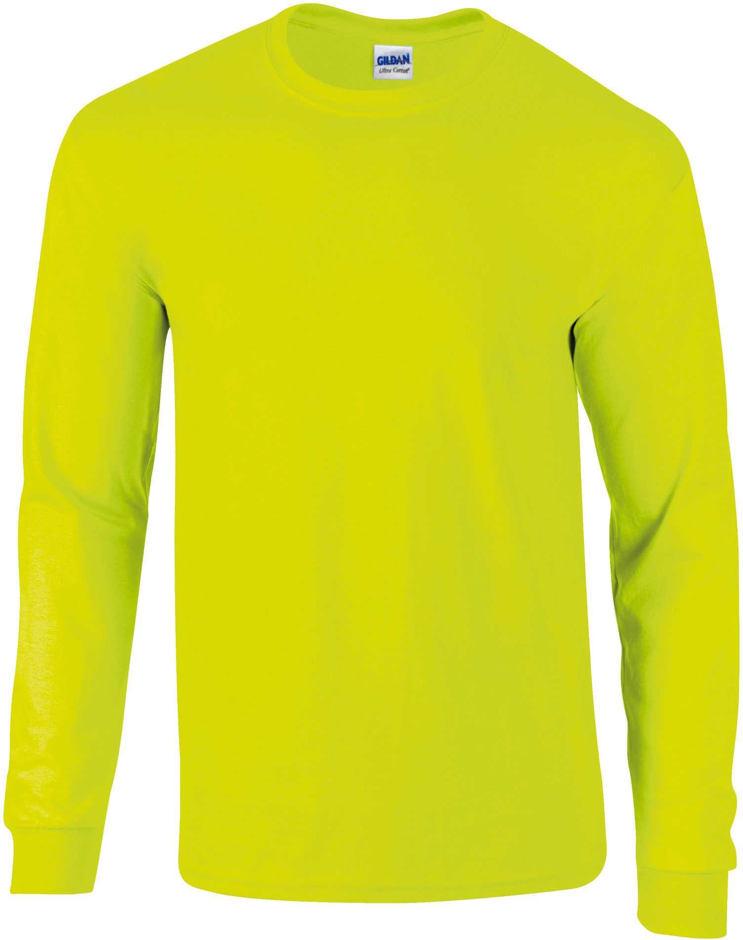 Camiseta Ultra Cotton™ manga larga Safety Yellow