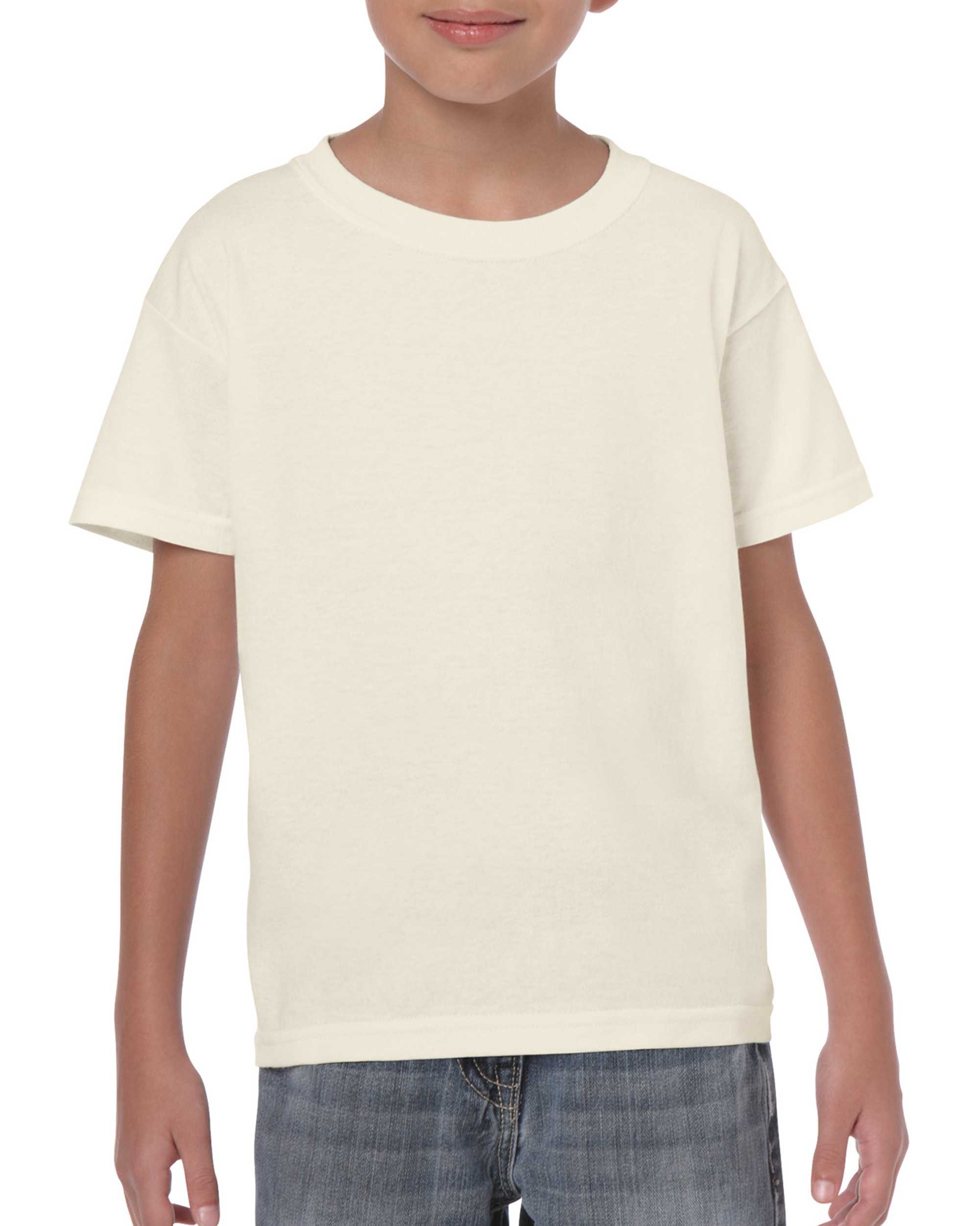 Camiseta Heavy niños Natural (x72)