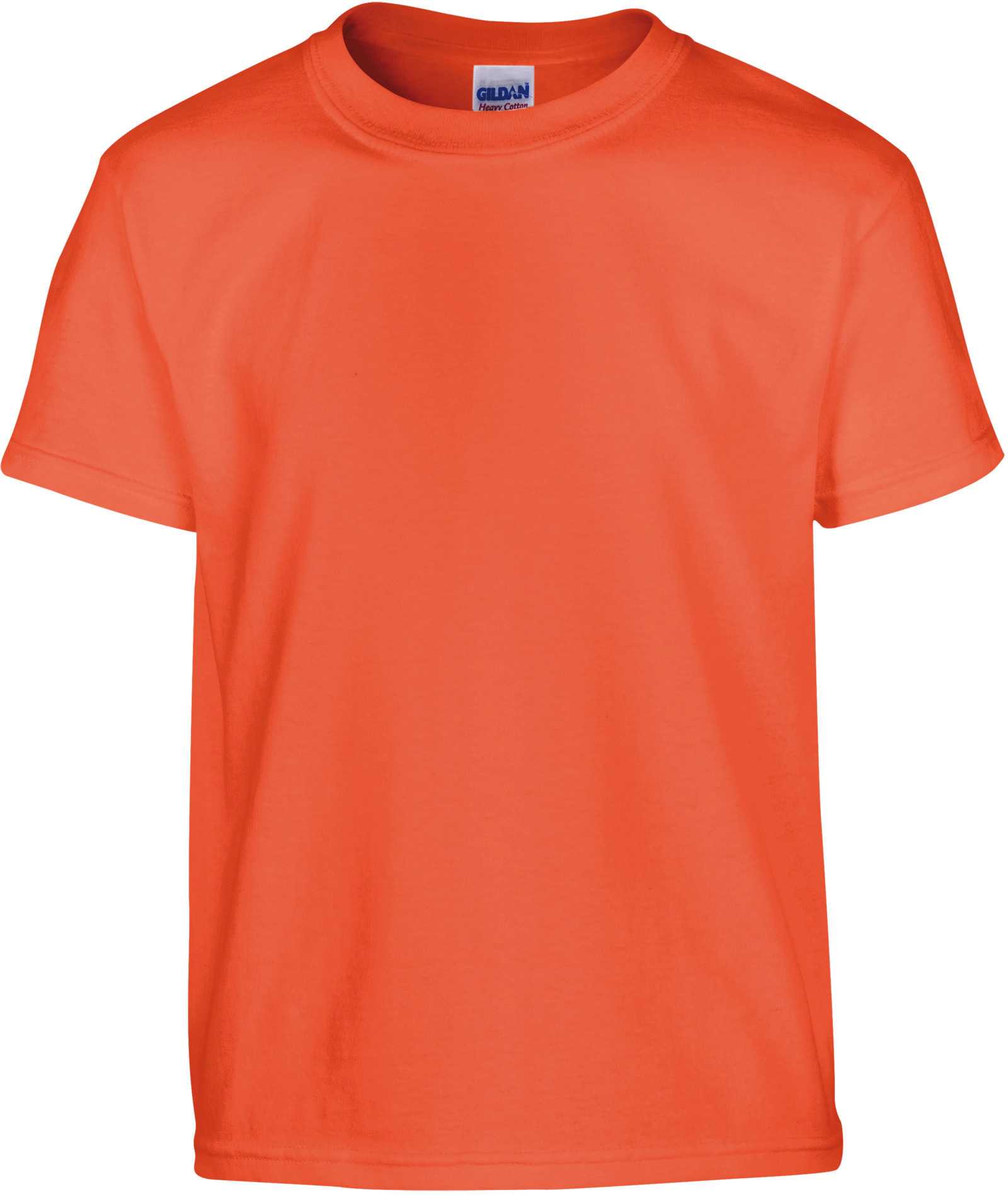 Camiseta Heavy niños Orange