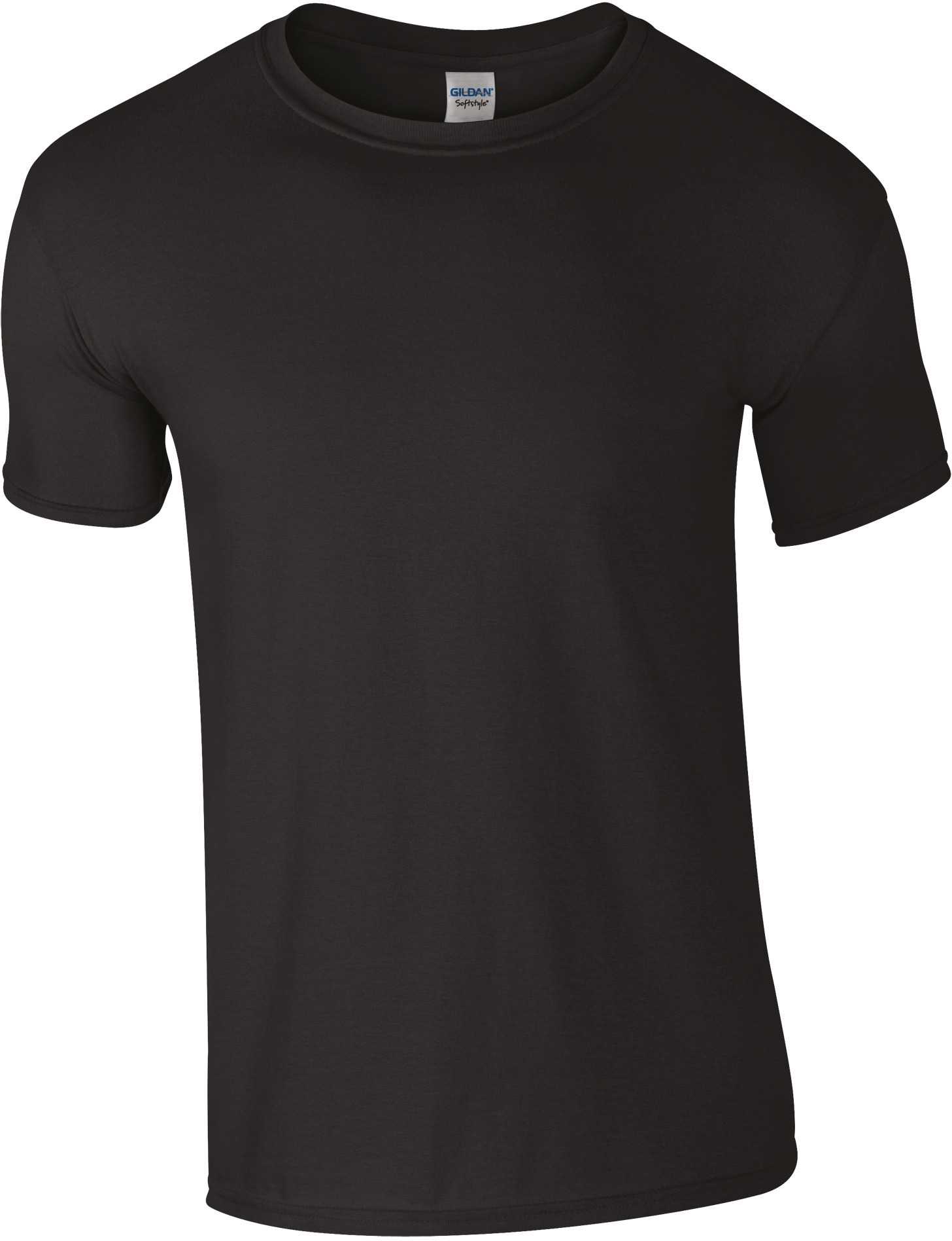 Camiseta Softstyle hombre Black