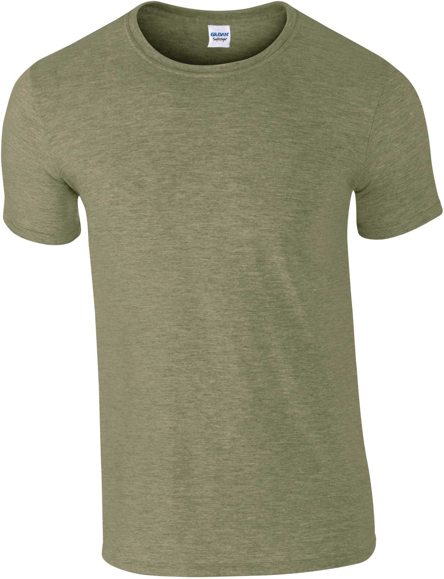Camiseta Softstyle hombre Heather Military Green