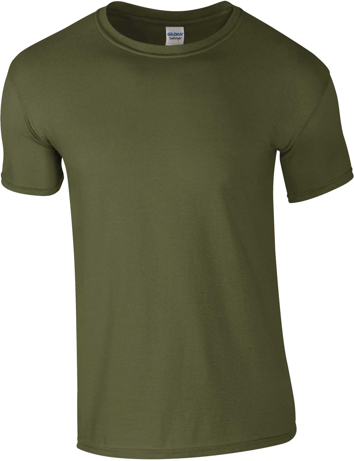 Camiseta Softstyle hombre Military Green