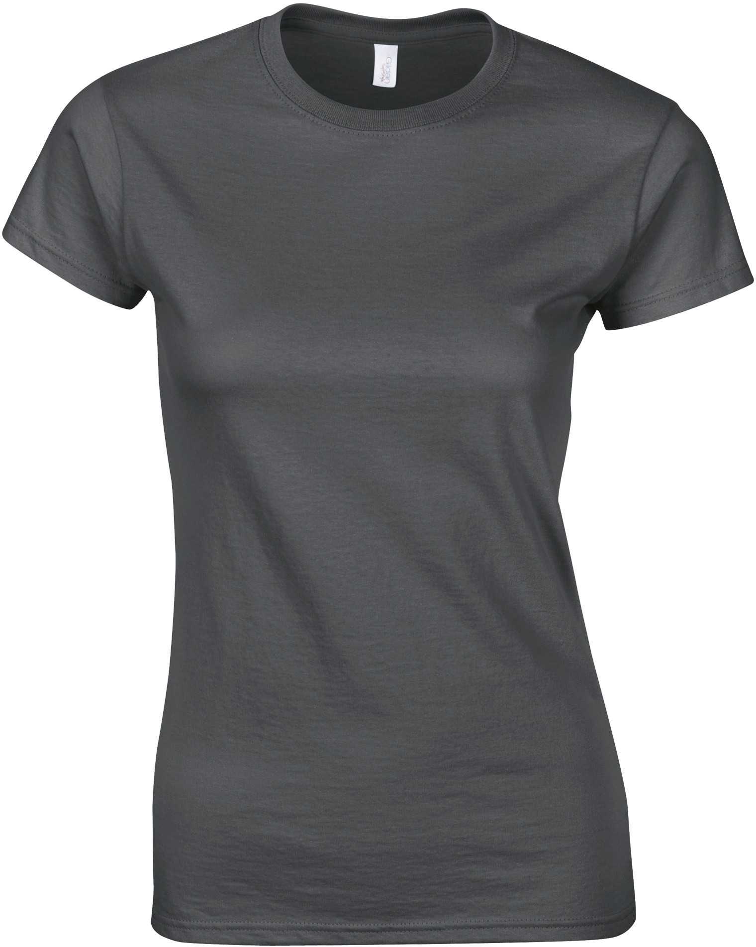Camiseta Softstyle mujer Charcoal
